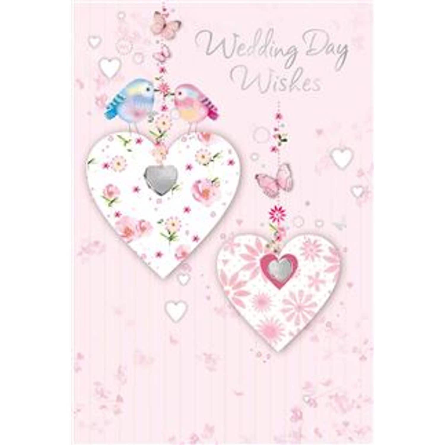 Simon Elvin Wedding Day Greeting Cards WA101 (Pack of 1)- you get 6