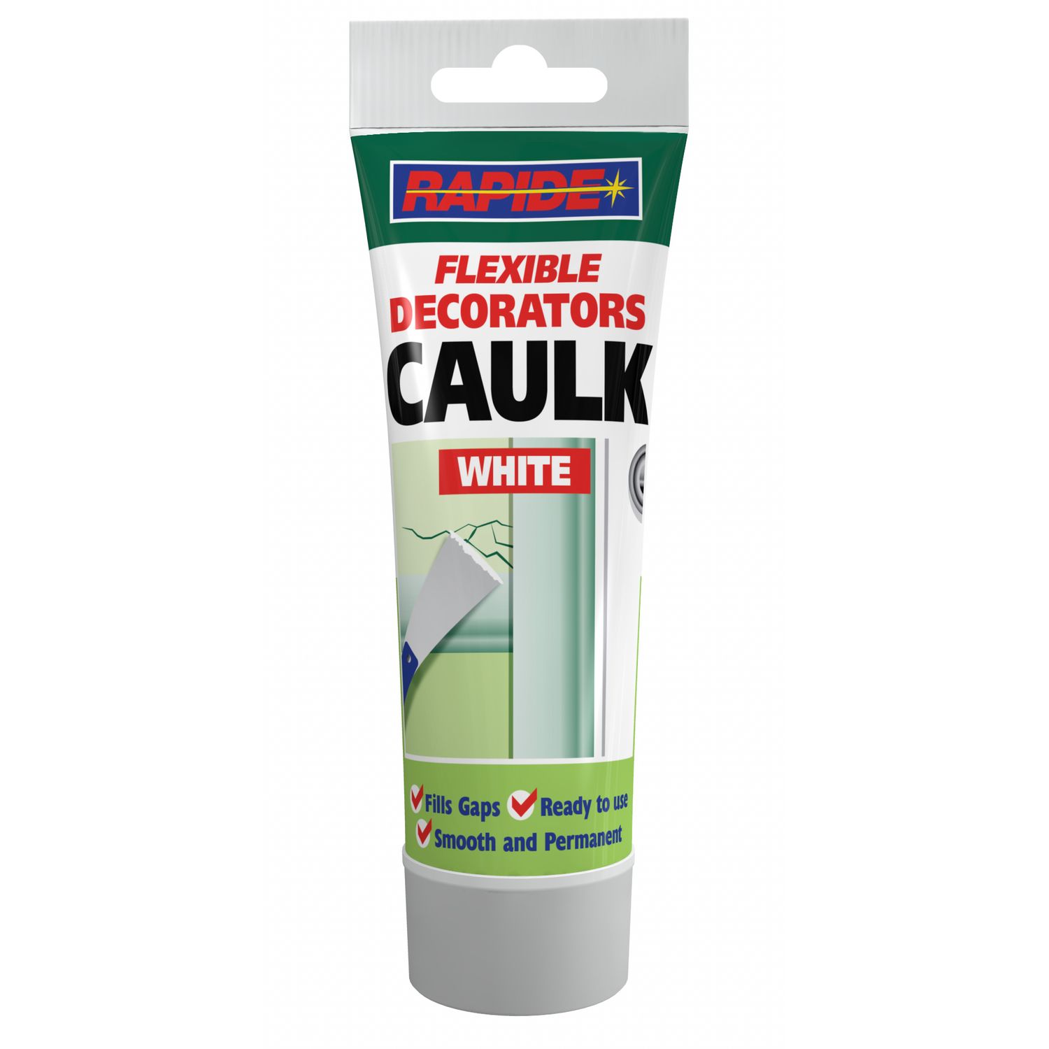 Rapide Decorators Caulk In Squeezy Tube 250g (Pack of 1)- you get 6