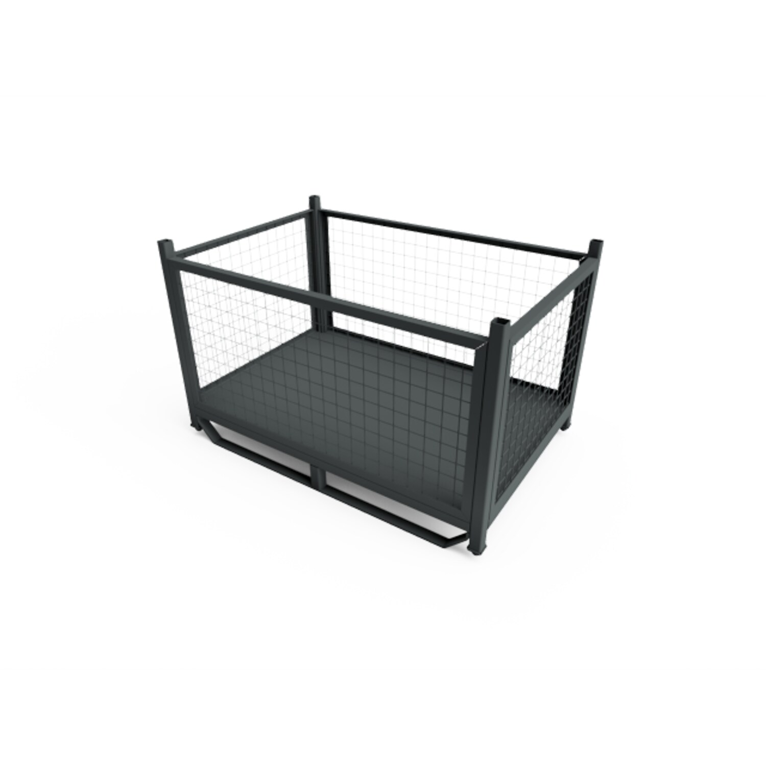 Bluestar Mesh Side Stillage 1200mm x 1000mm x 1000mm - Black