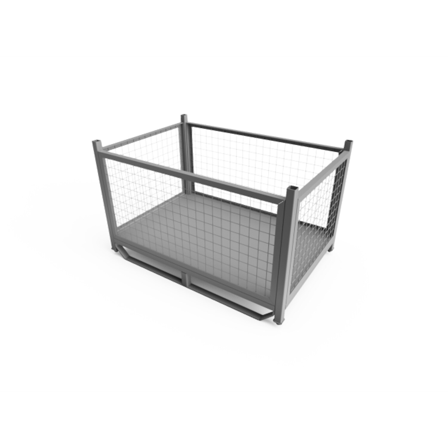 Bluestar Mesh Side Stillage 1200mm x 1000mm x 1000mm - Grey
