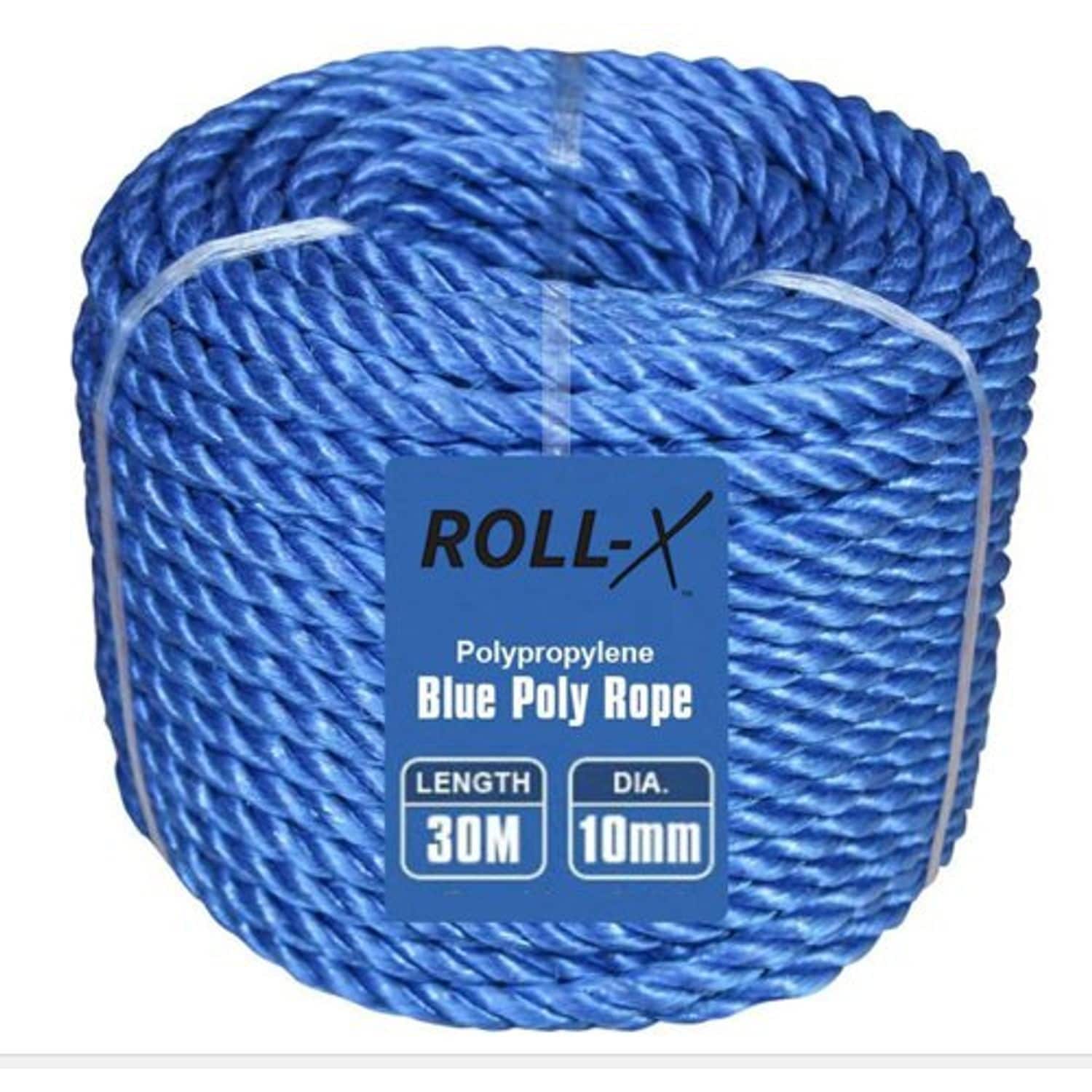 Roll-X Poly Rope Mini Coil Blue 10mm x 30m