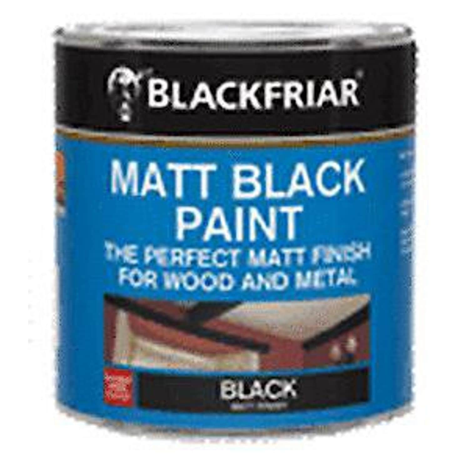Blackfriar Bkfmb250 Matt Black Paint - 250 ml