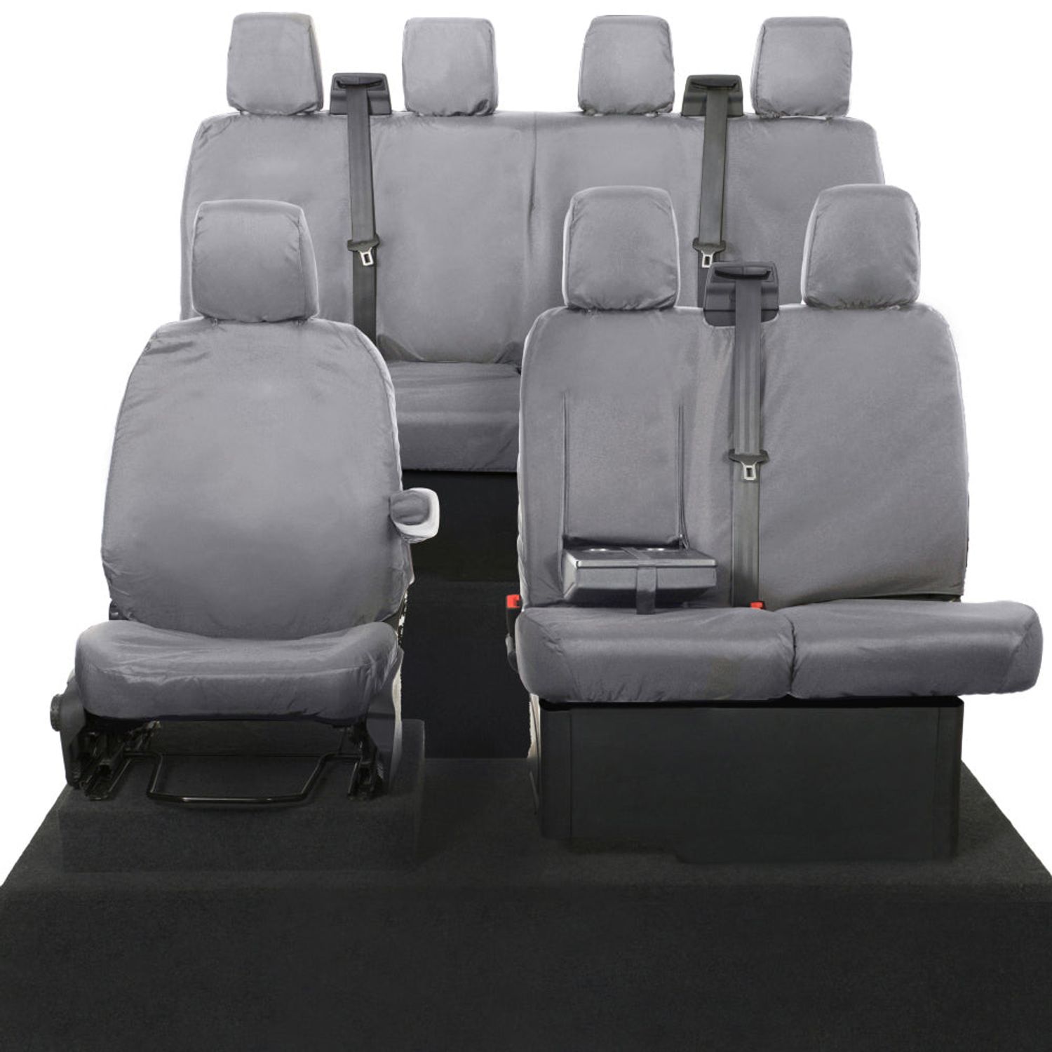 UK Custom Covers Ford Transit Van L2 & L4 (2014 Onwards) Tailored PU Front & Rea