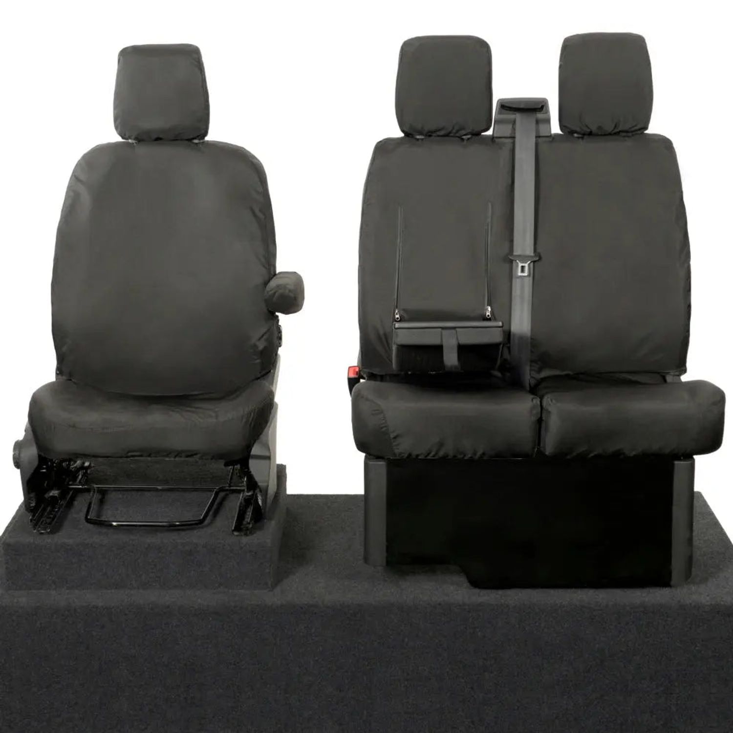 UK Custom Covers Ford Transit Custom (2023 Onwards) Tailored PU Front & Rear Sea