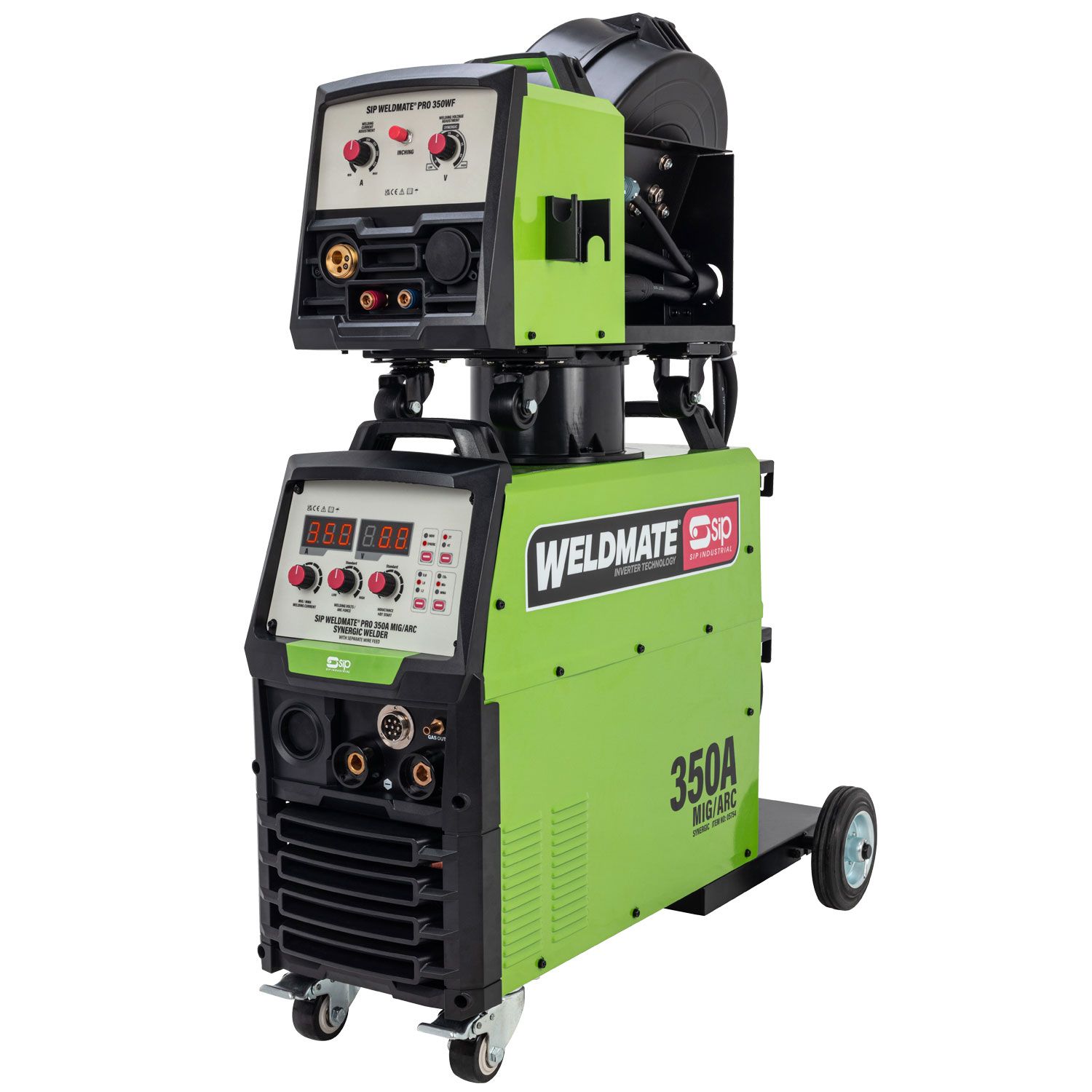SIP Weldmate Pro 350A Mig/ARC Synergic Welder with Separate Wire Feed