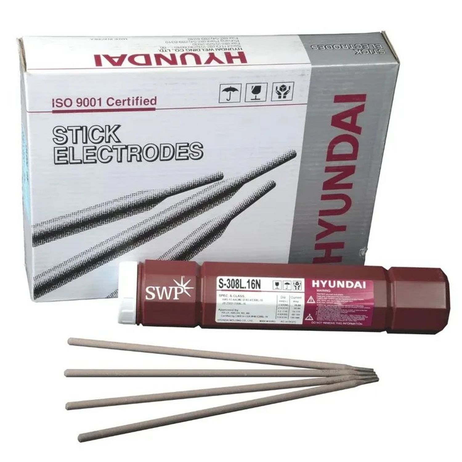 Hyundai Welding S-316L-17 Stainless Steel Electrodes - 2.5Kg - 4.0mm