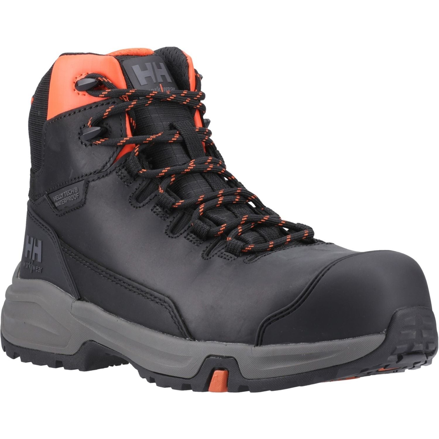 Helly Hansen Manchester Litre Mid Black Safety Boots for Male - Size 45
