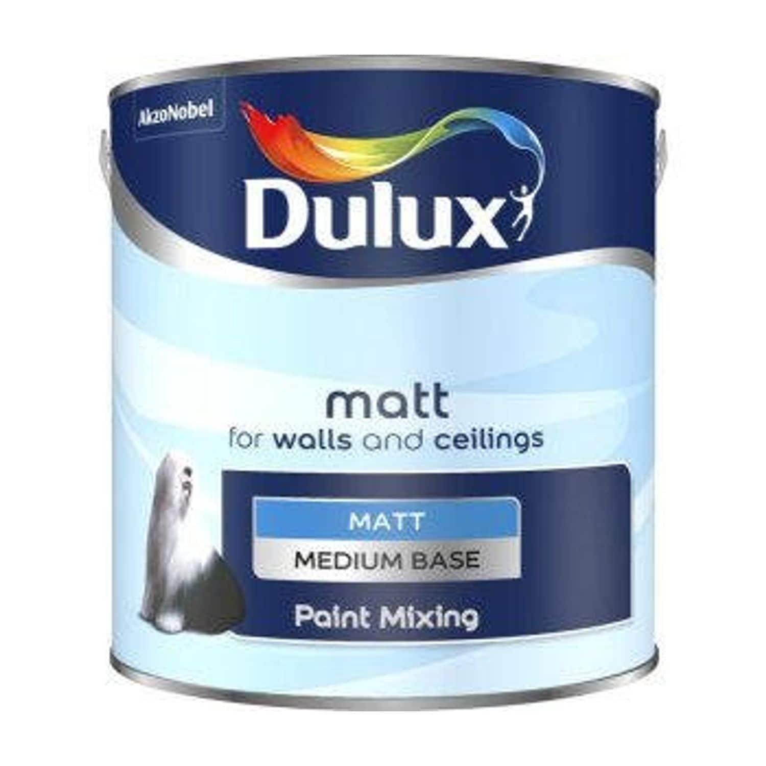 Dulux Matt Mixing Paint Medium Base - 2.5L