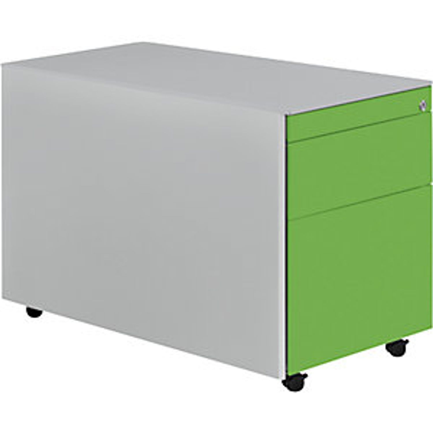 EUROKRAFTpro Classic Plus Bench Seat Z Locker 3 Compartments Traffic White 79994