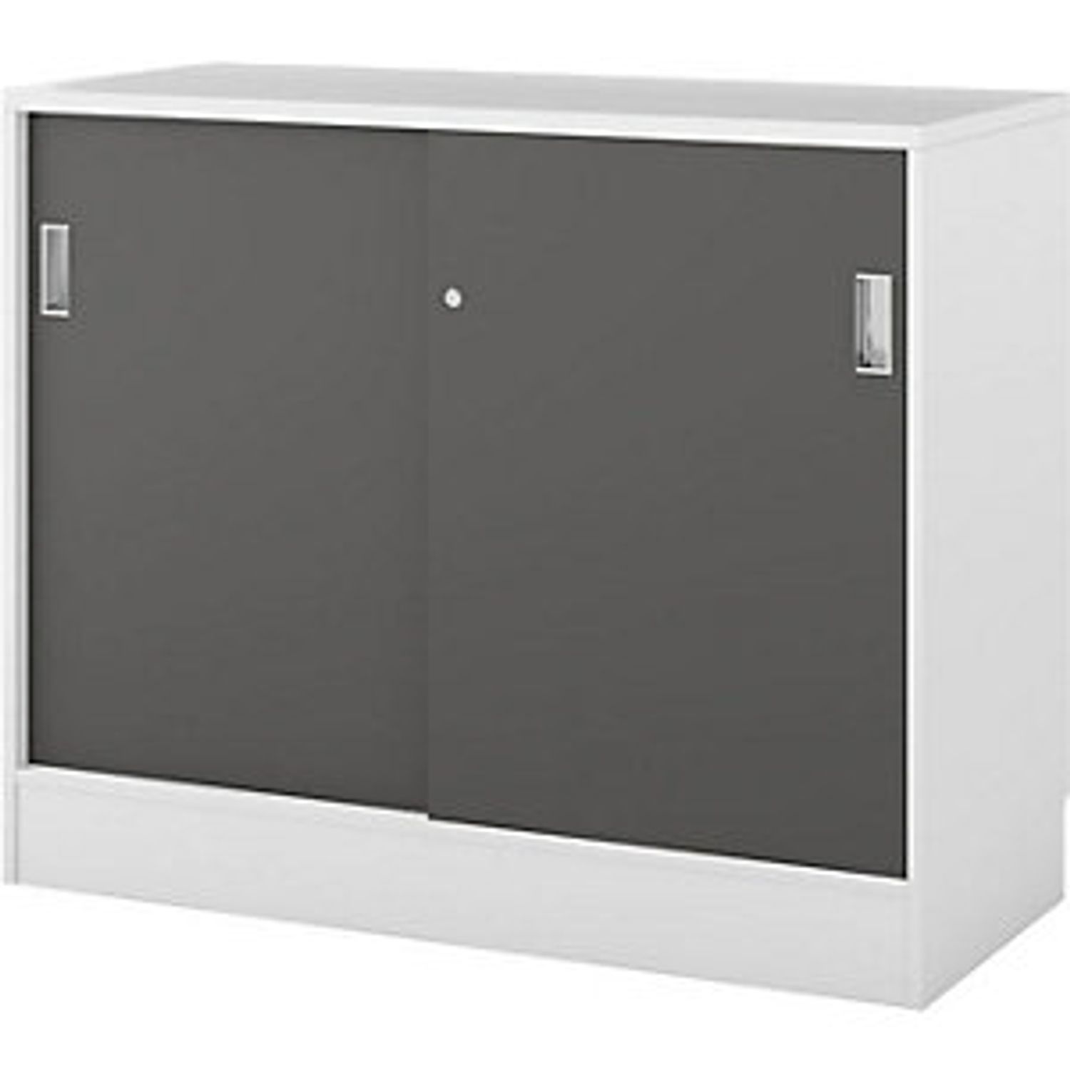 EUROKRAFTpro Evolo Plus 3-fold Compartment Locker 2 Compartments Light Grey 8090