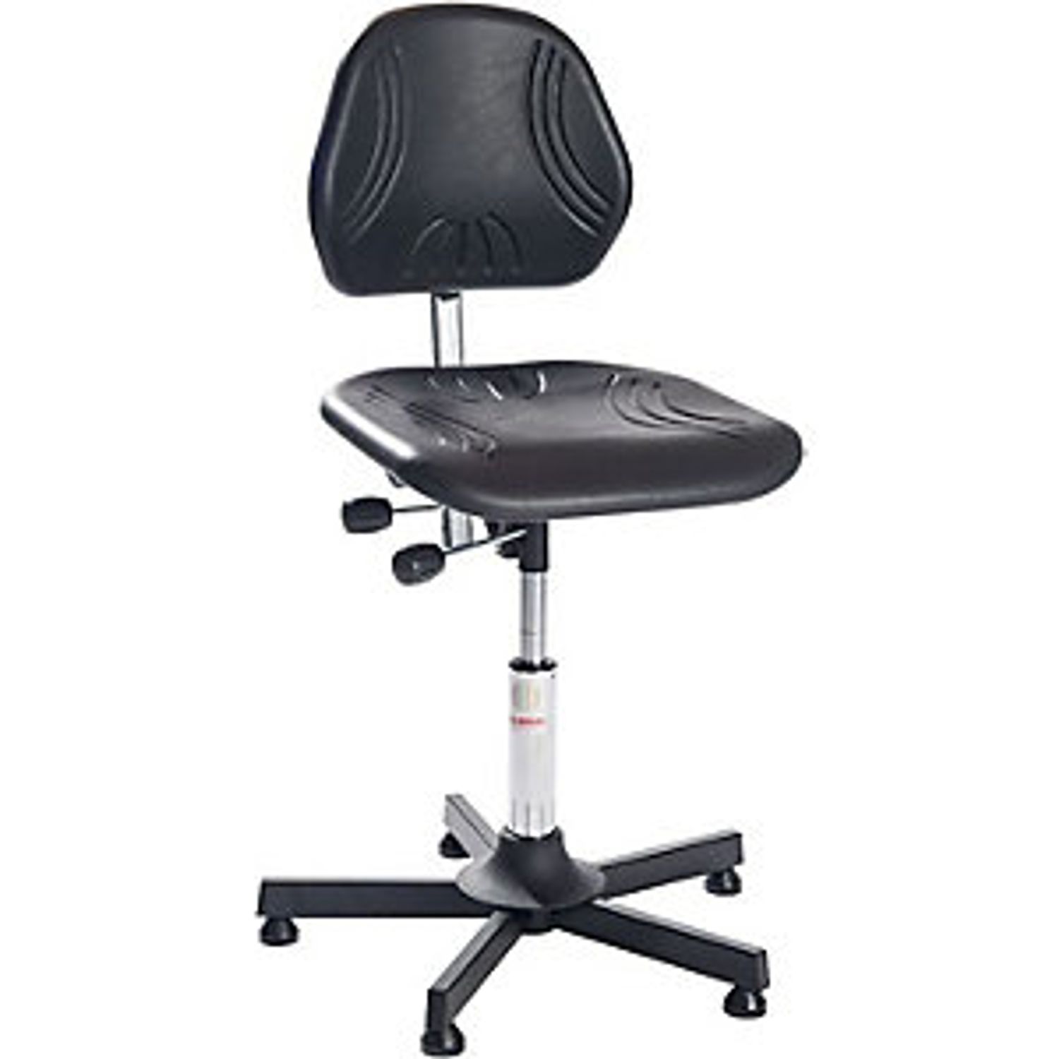 EUROKRAFTpro Comfort Industrial Chair Synchronous Mechanism Low Height Adjustabl