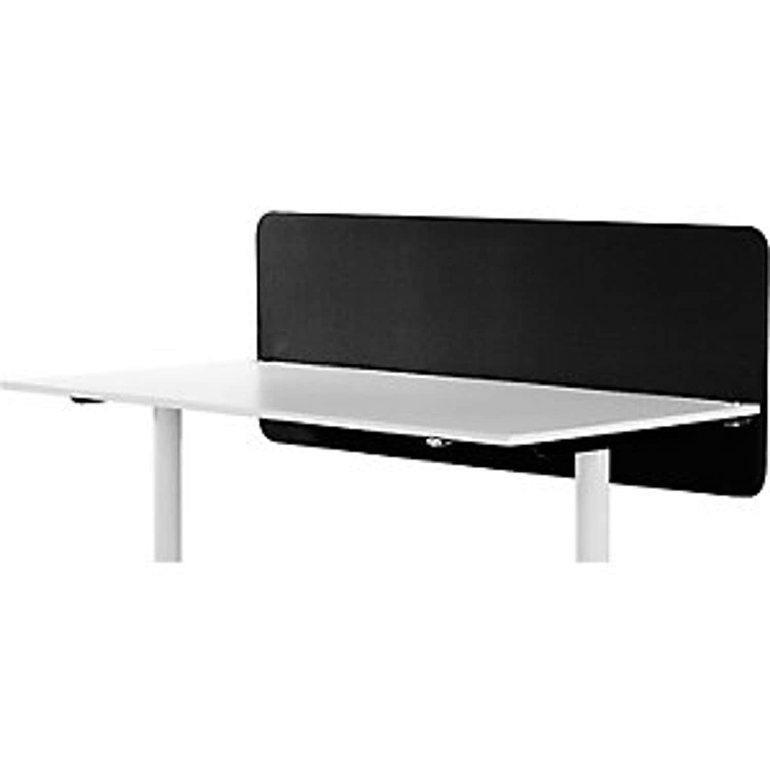 ABSTRACTA AB Standard Acoustic Desk Partition with Rounded Corners Height 650mm