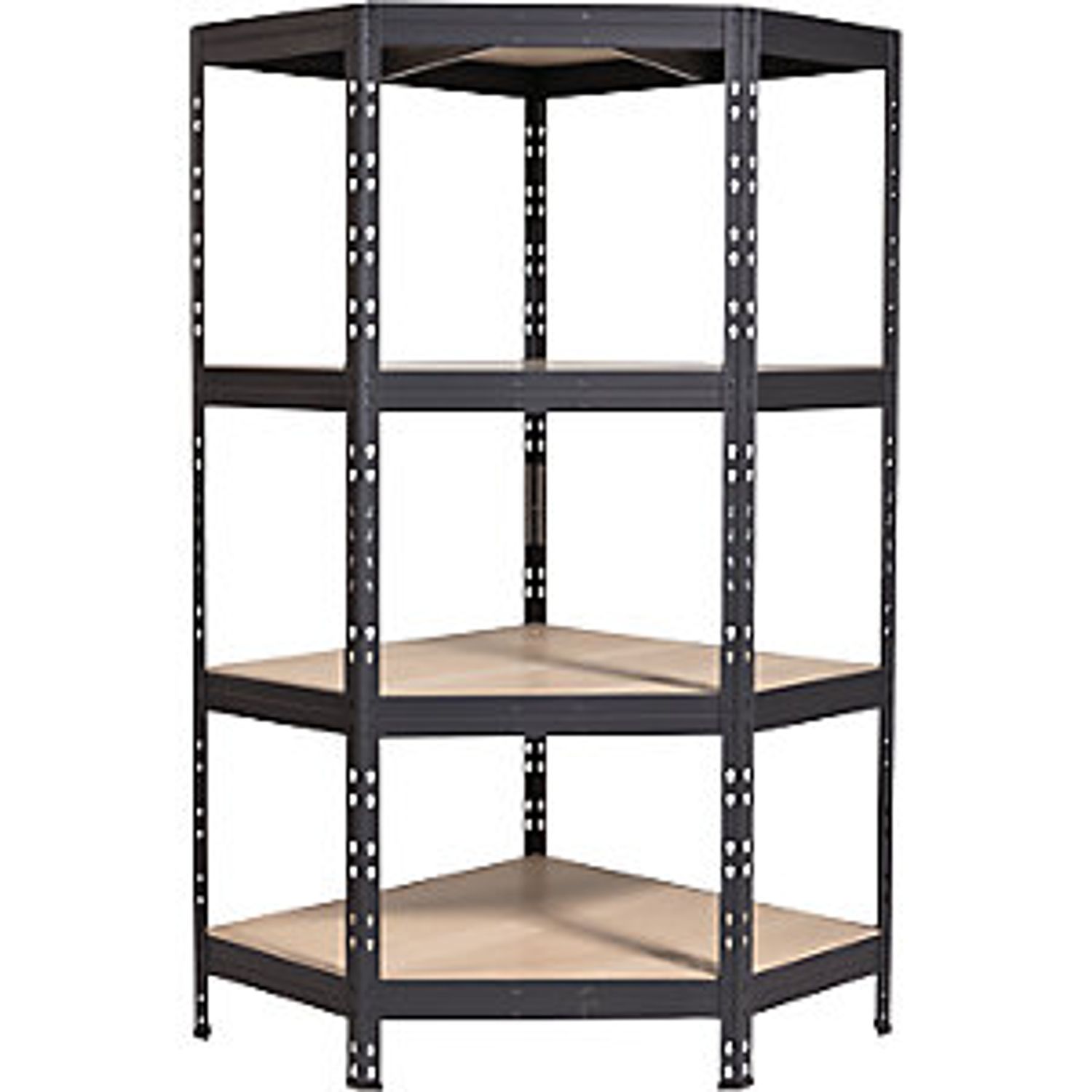 EUROKRAFTpro Lagan Corner Shelving Unit Shelving Unit Height 1800mm WxD 900 x 90