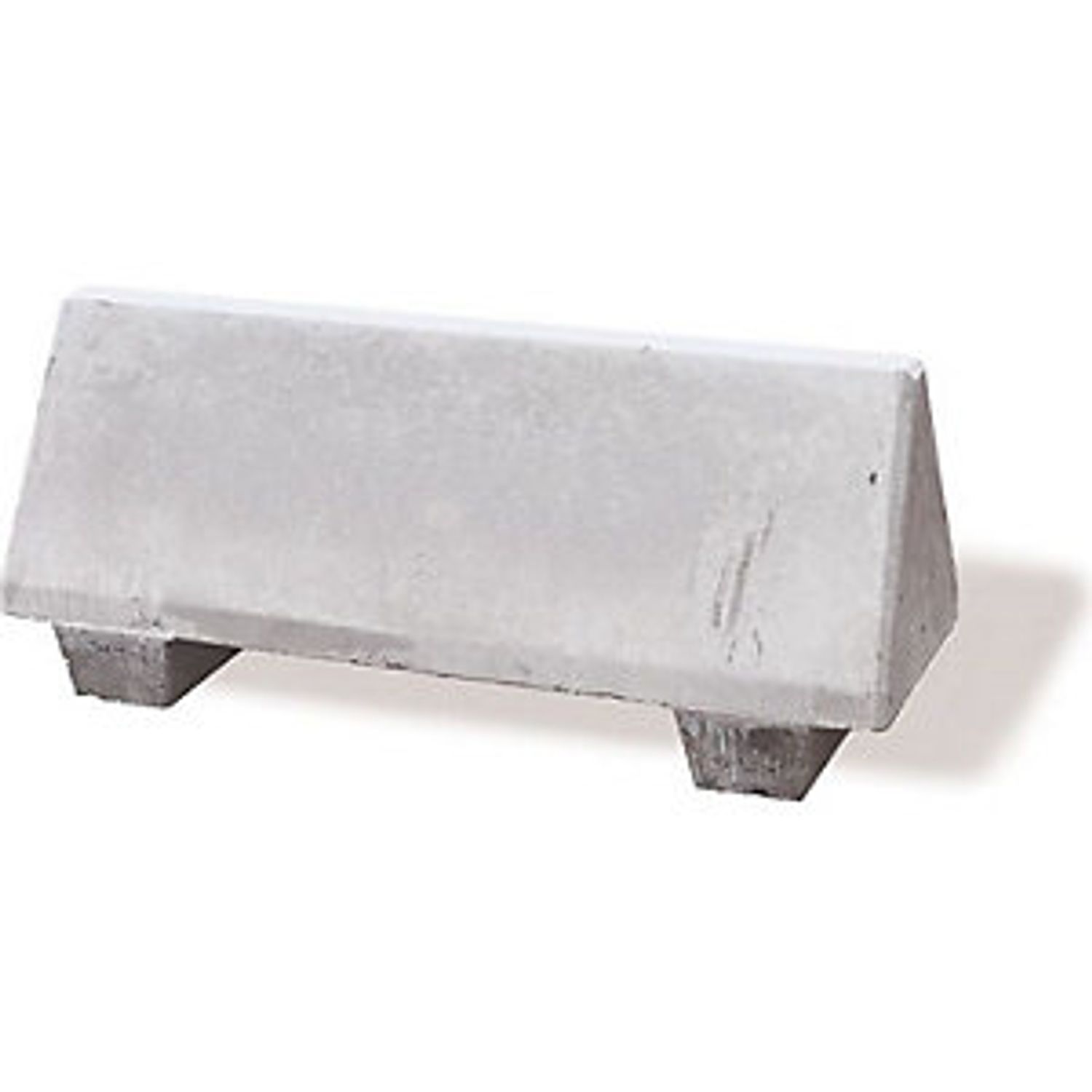 EUROKRAFTpro Concrete Barrier LxWxH 1090 x 390 x 465mm Pack of 2 Grey