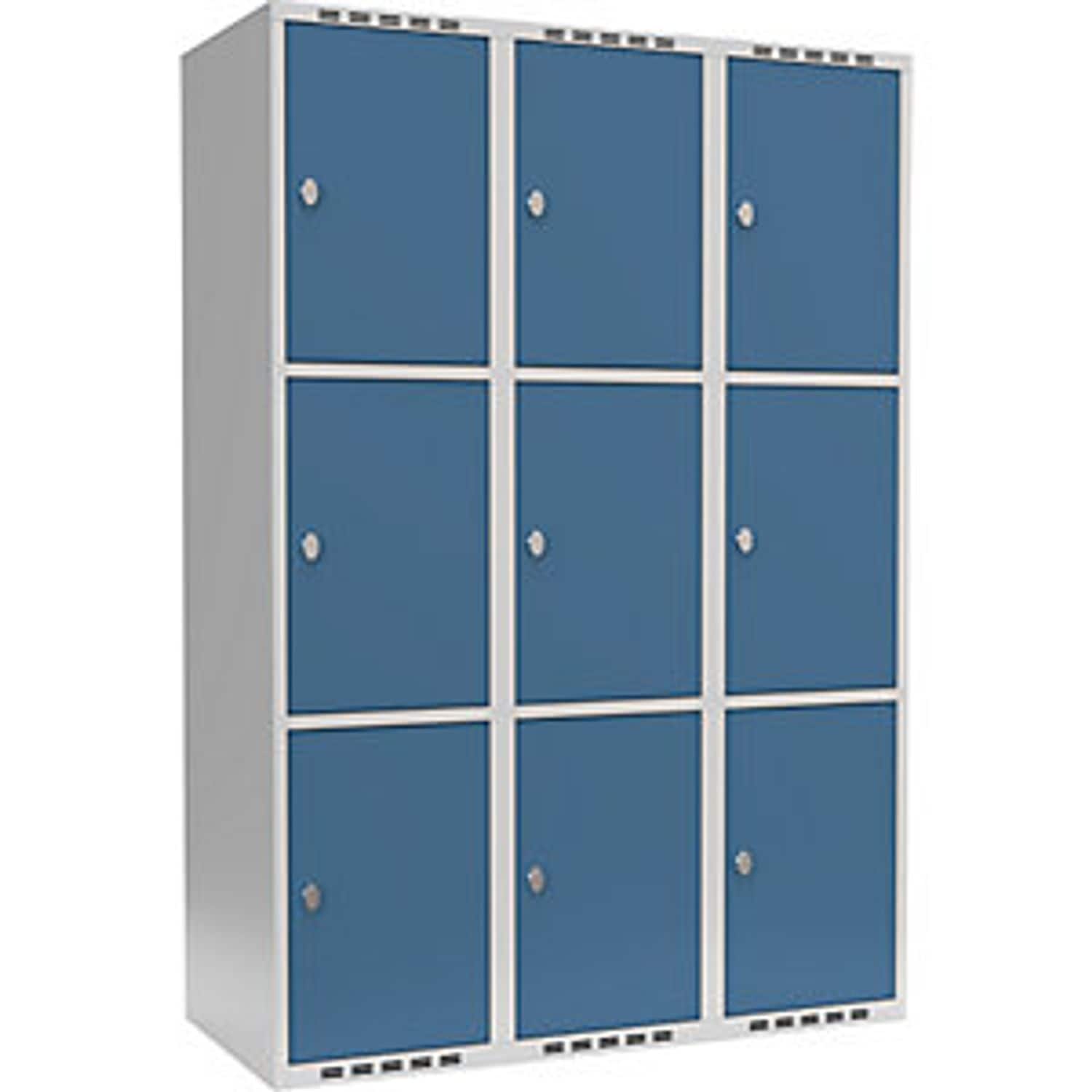 EUROKRAFTpro Classic Plus Clean and Dirty Bench Seat Clothes Locker Narrow 2 Com