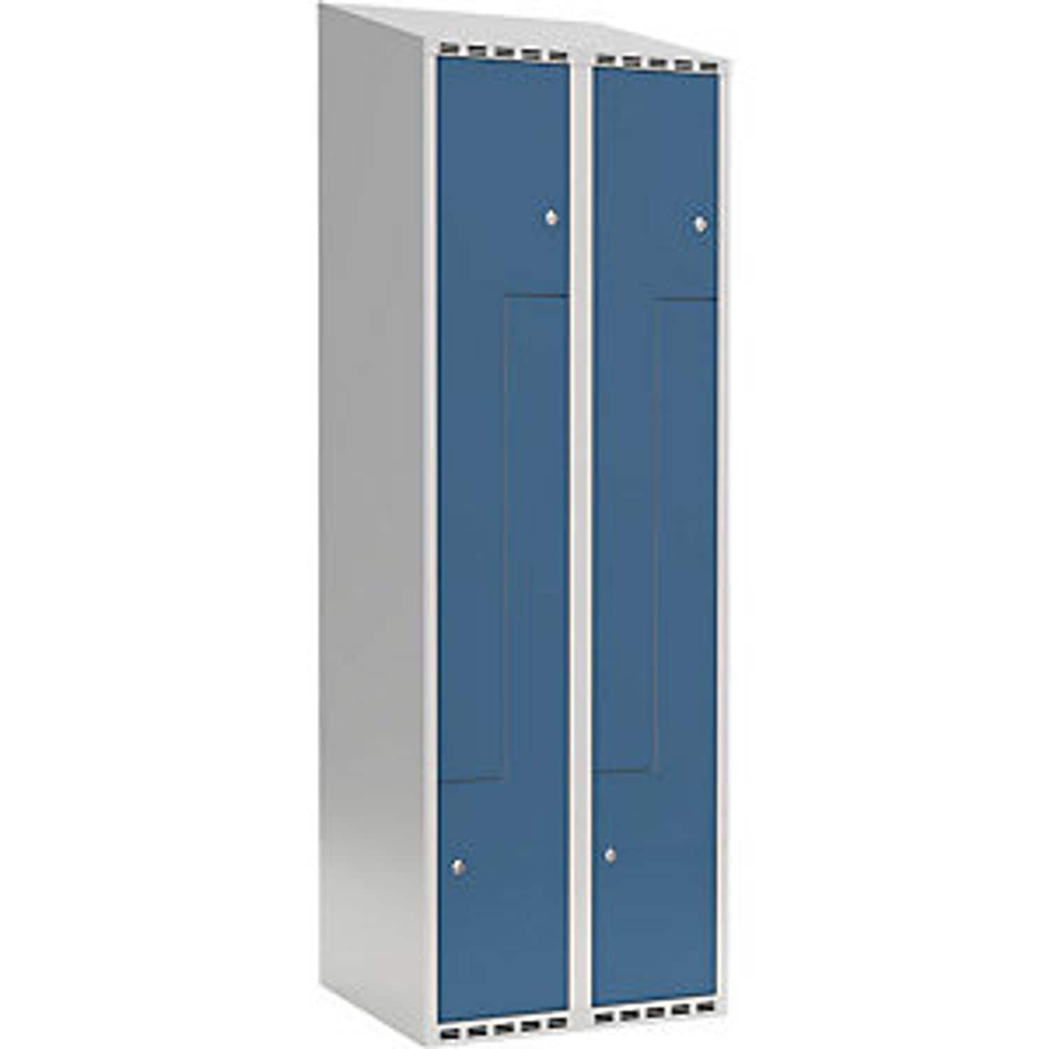 EUROKRAFTpro Classic Plus Clean and Dirty Bench Seat Clothes Locker 2 Compartmen
