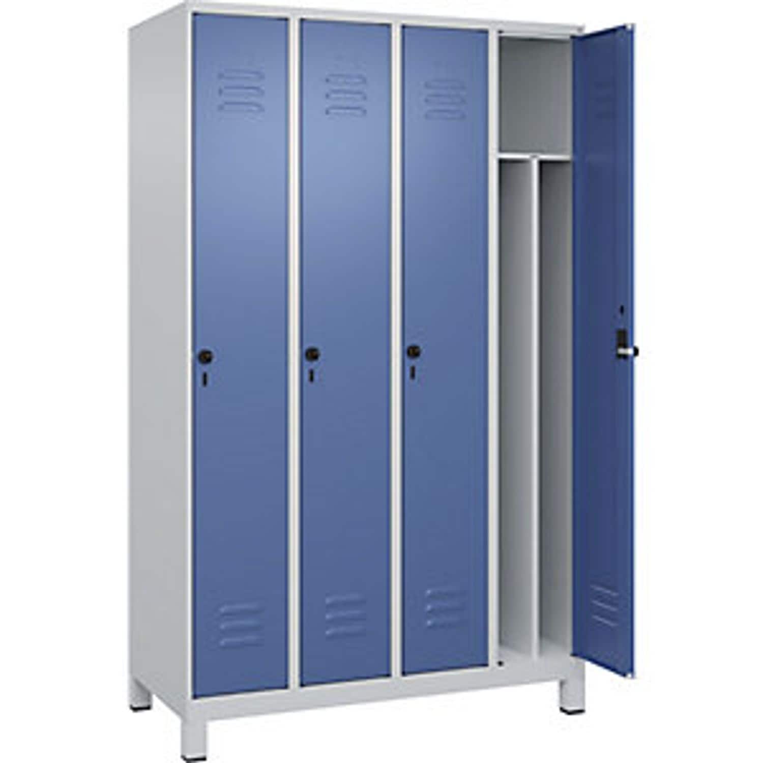 EUROKRAFTpro Classic Plus Clean and Dirty Bench Seat Clothes Locker 1 Compartmen