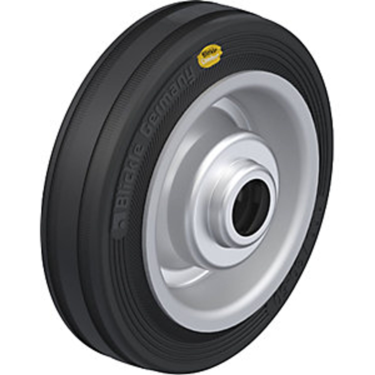 BLICKLE Wheel with Two Component Solid Rubber Tyres Roller Bearings Wheel X Widt