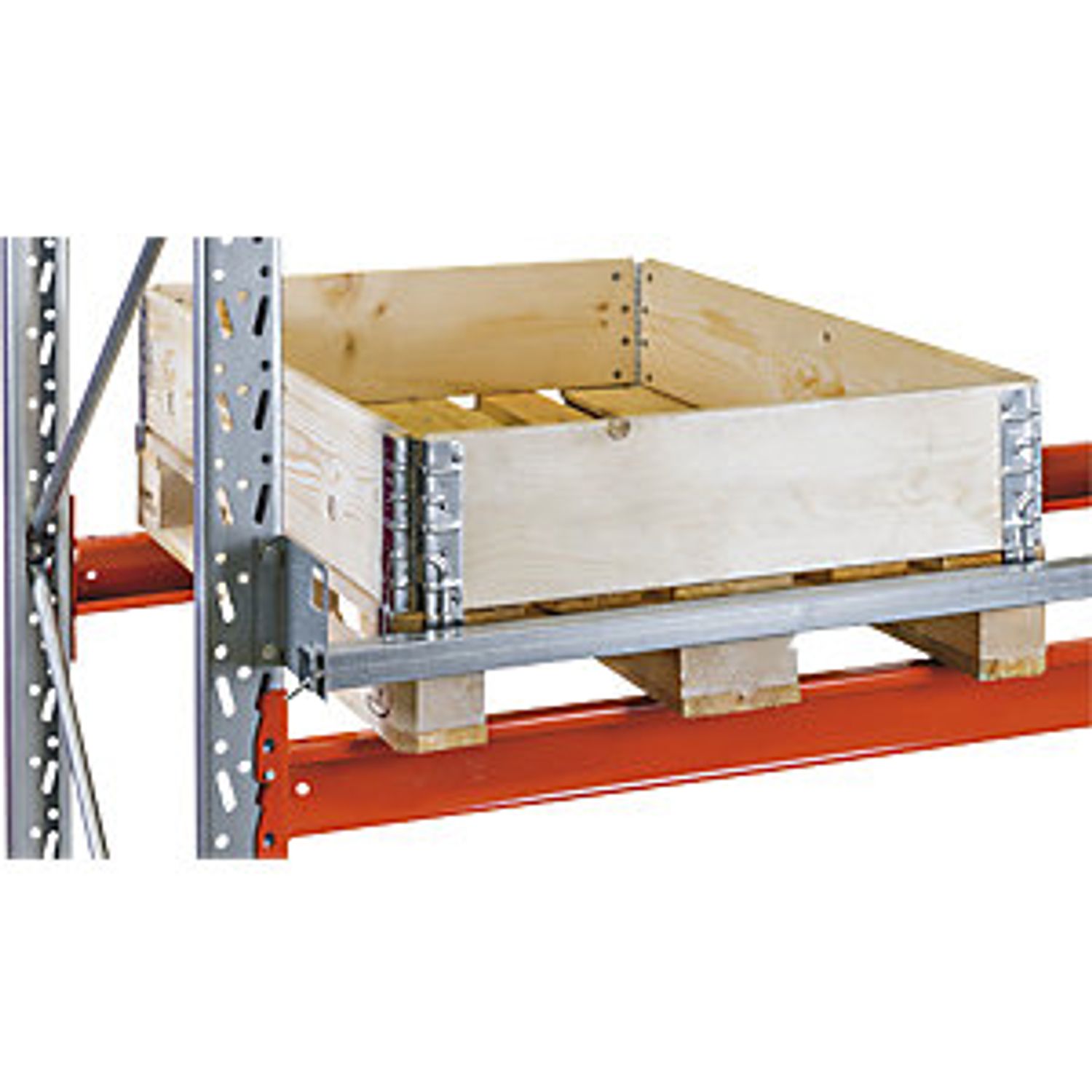 EUROKRAFTpro End Stop for Space Pallet Racking Zinc Plated for Support Beam 3600