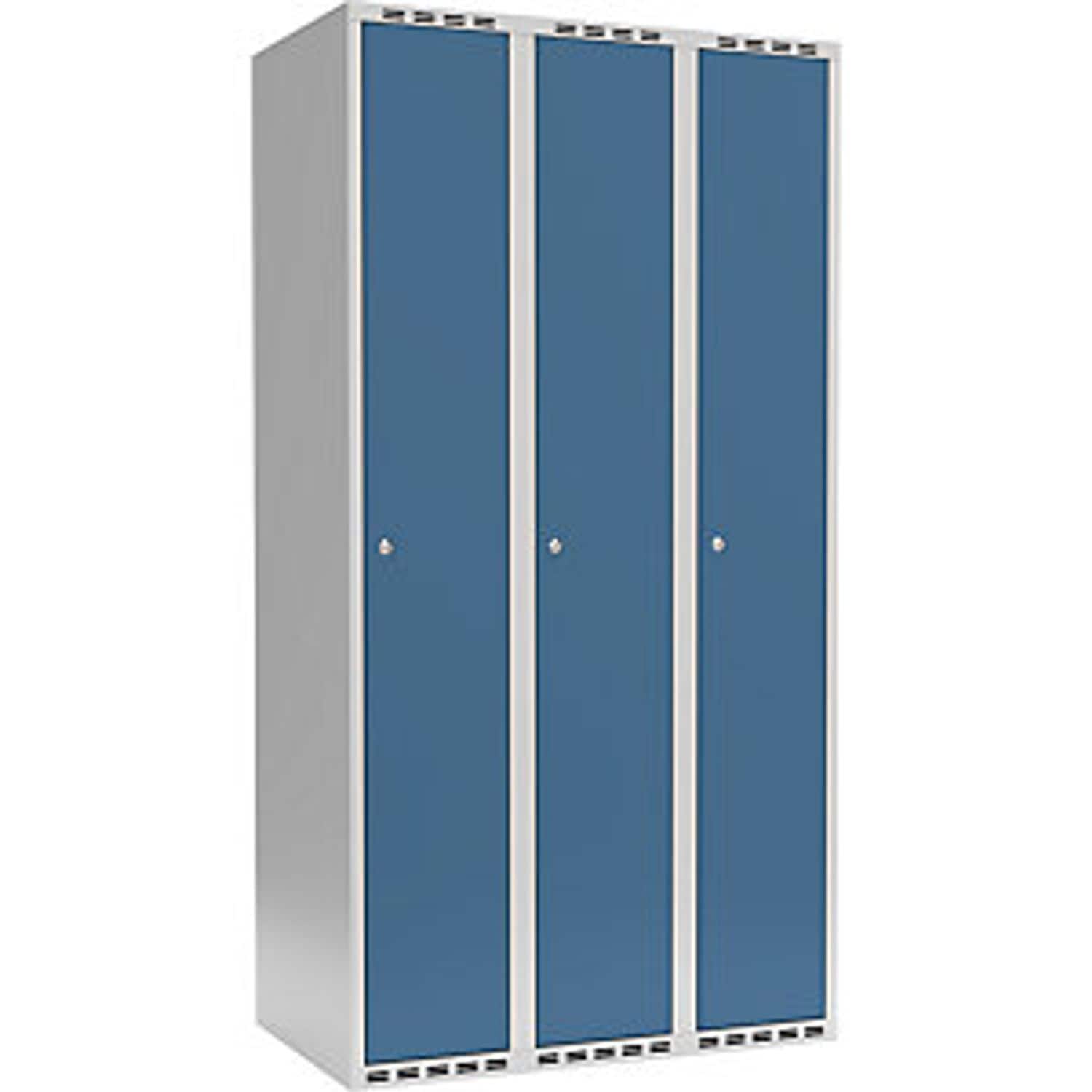 EUROKRAFTpro Classic Plus Bench Seat Z Locker 3 Compartments Light Grey/grey 799