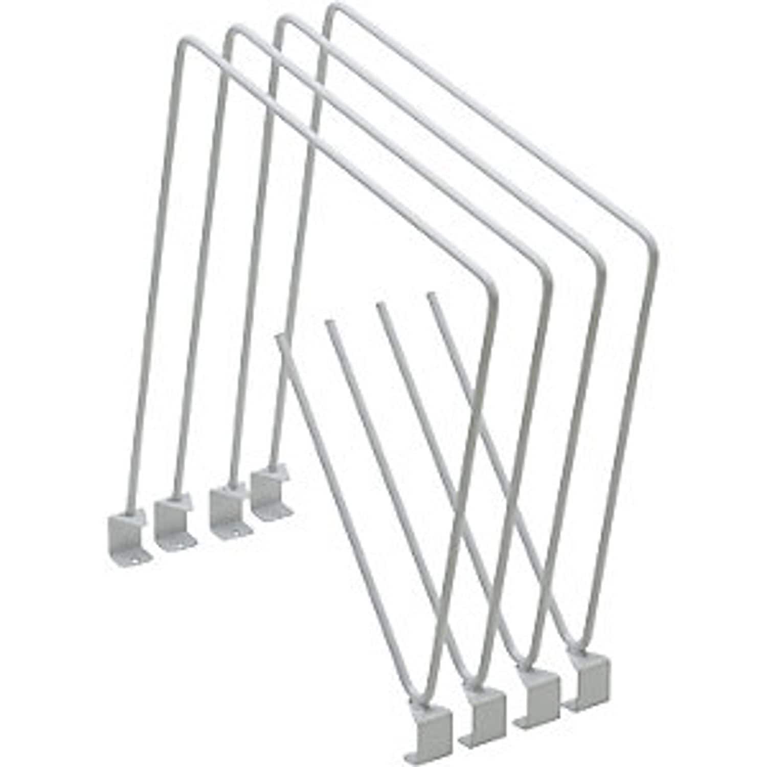 EUROKRAFTpro Divider Bar Set for Steel Shelves for Depth 300mm
