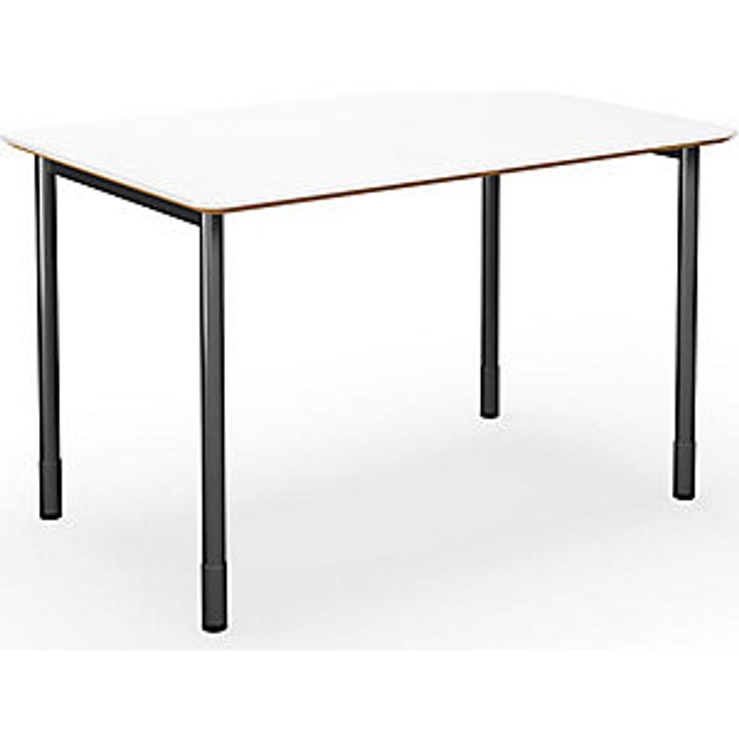EUROKRAFTpro Duo-c Trend Multi-Purpose Desk Straight Tabletop Rounded Corners De