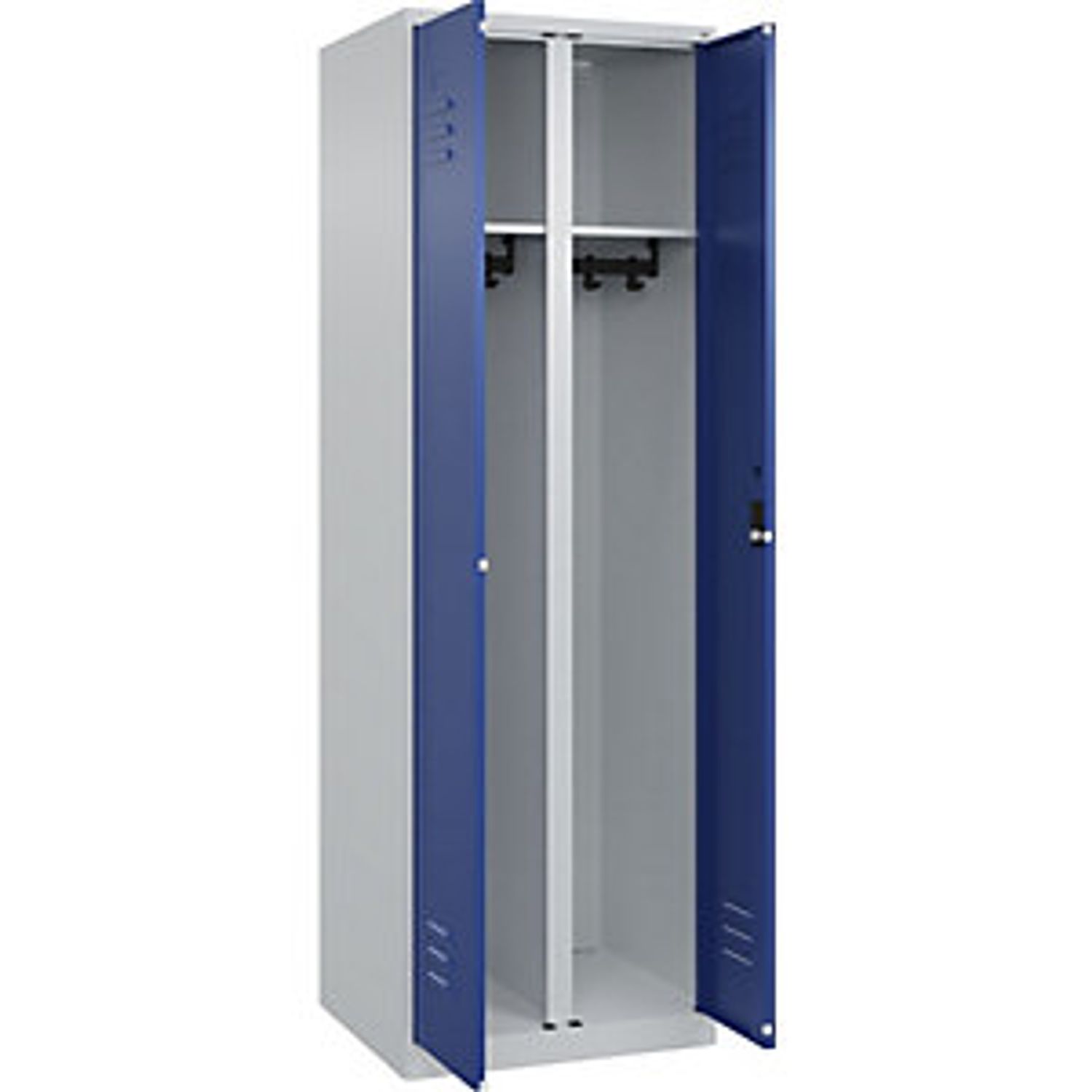 EUROKRAFTpro Evolo Plus Bench Seat Z Locker 3 Compartments White 808622