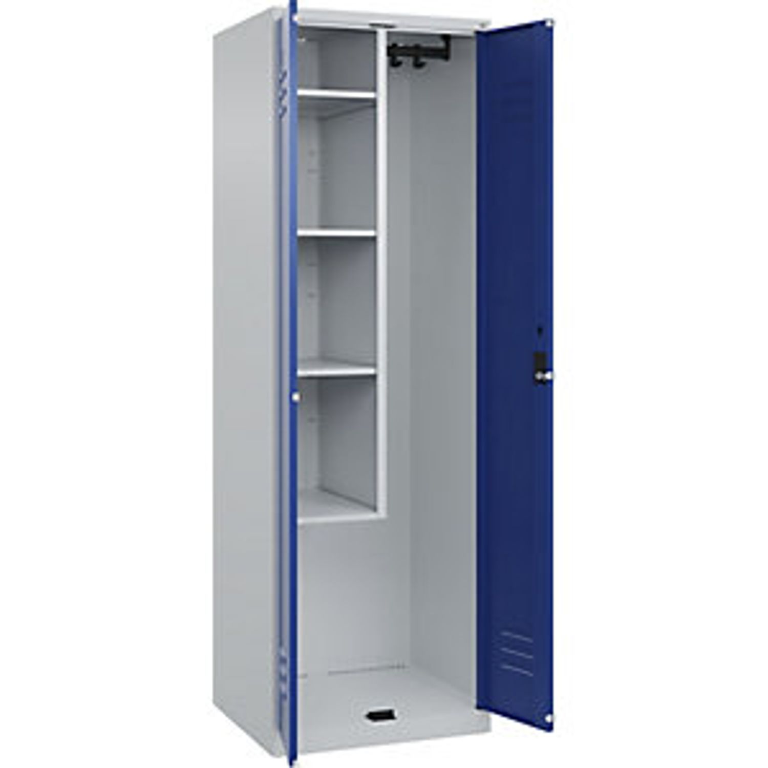 EUROKRAFTpro Evolo Plus Z-locker 3 Compartments Grey W 900mm 6 Compartments with