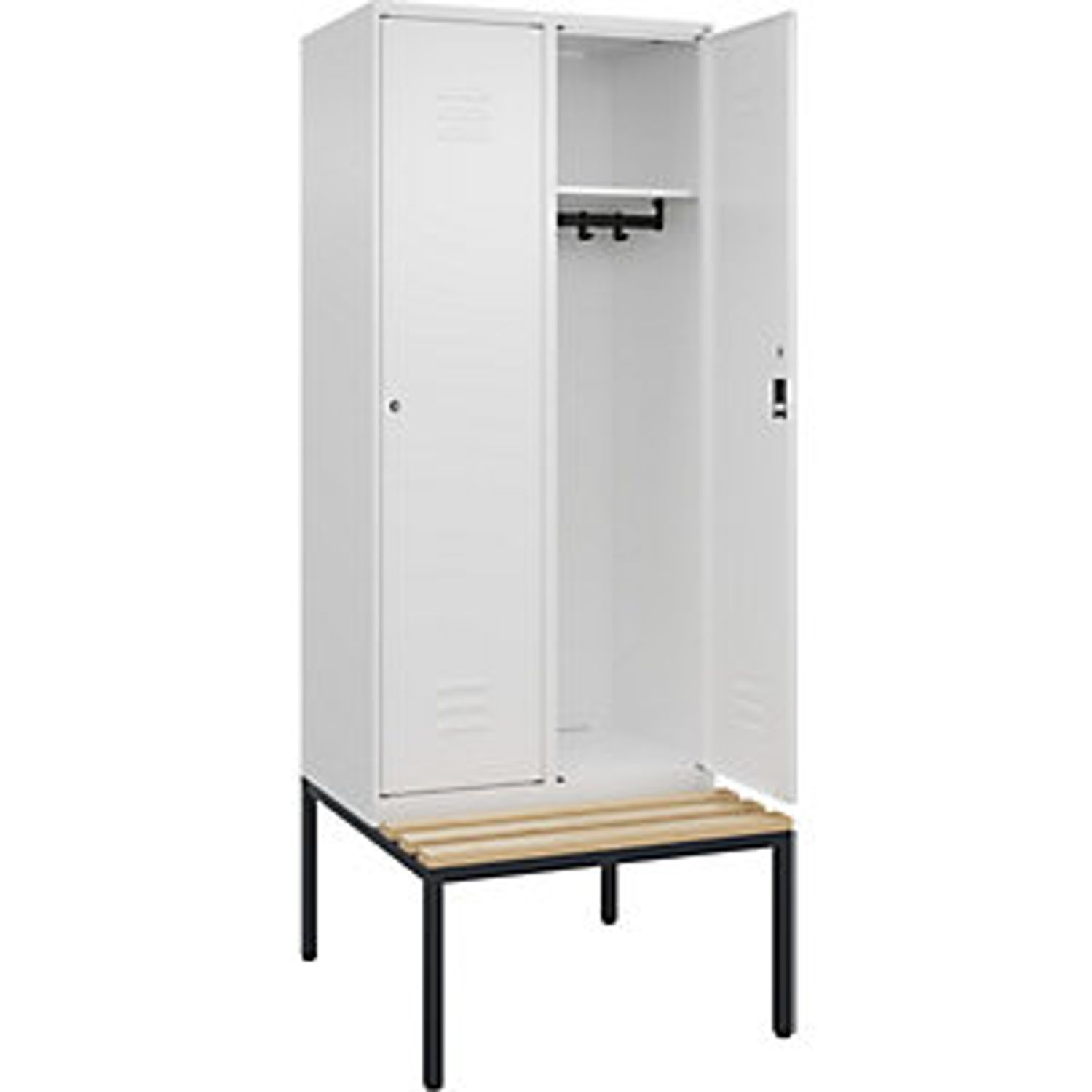 EUROKRAFTpro Classic Plus Clean and Dirty Clothes Locker 1 Compartment Traffic W