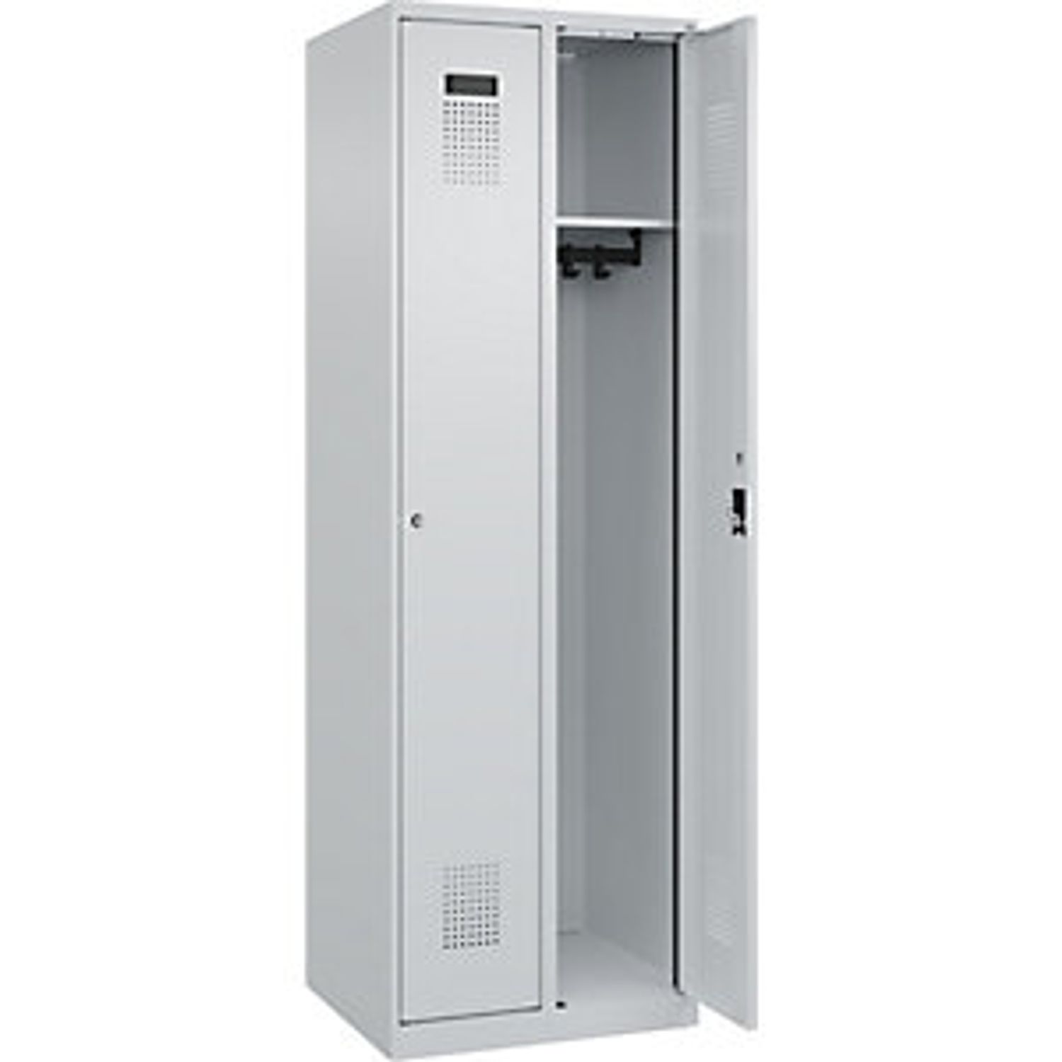 EUROKRAFTpro Fydor 4-fold Compartment Locker 2 Compartments Blue Grey/light Grey