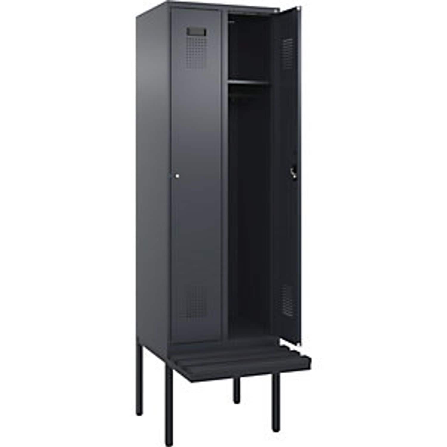 EUROKRAFTpro Fydor 4-fold Compartment Locker 4 Compartments Grey 794110 793709
