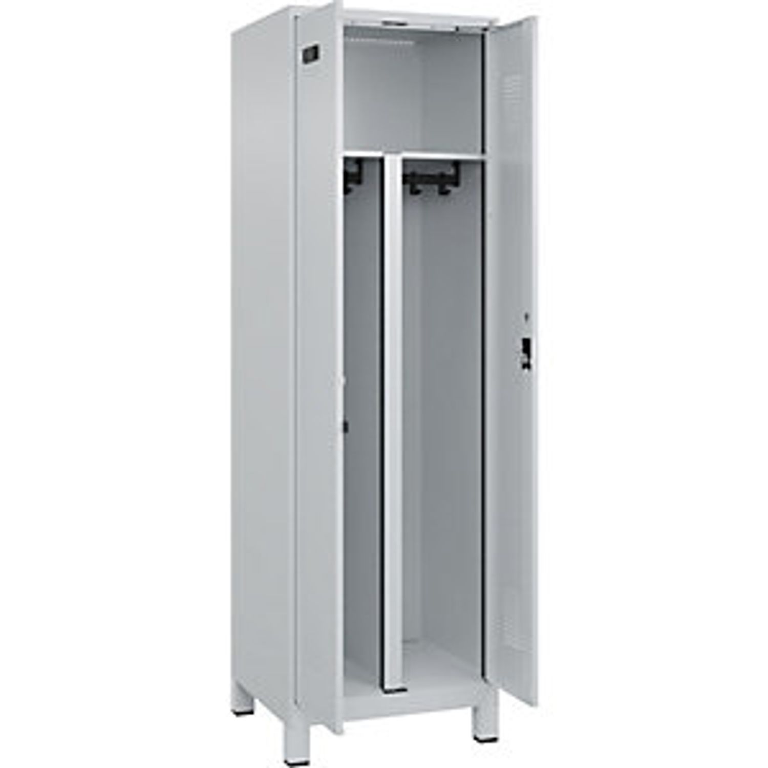 EUROKRAFTpro Evolo Plus Clean and Dirty Bench Seat Clothes Locker Narrow 3 Compa