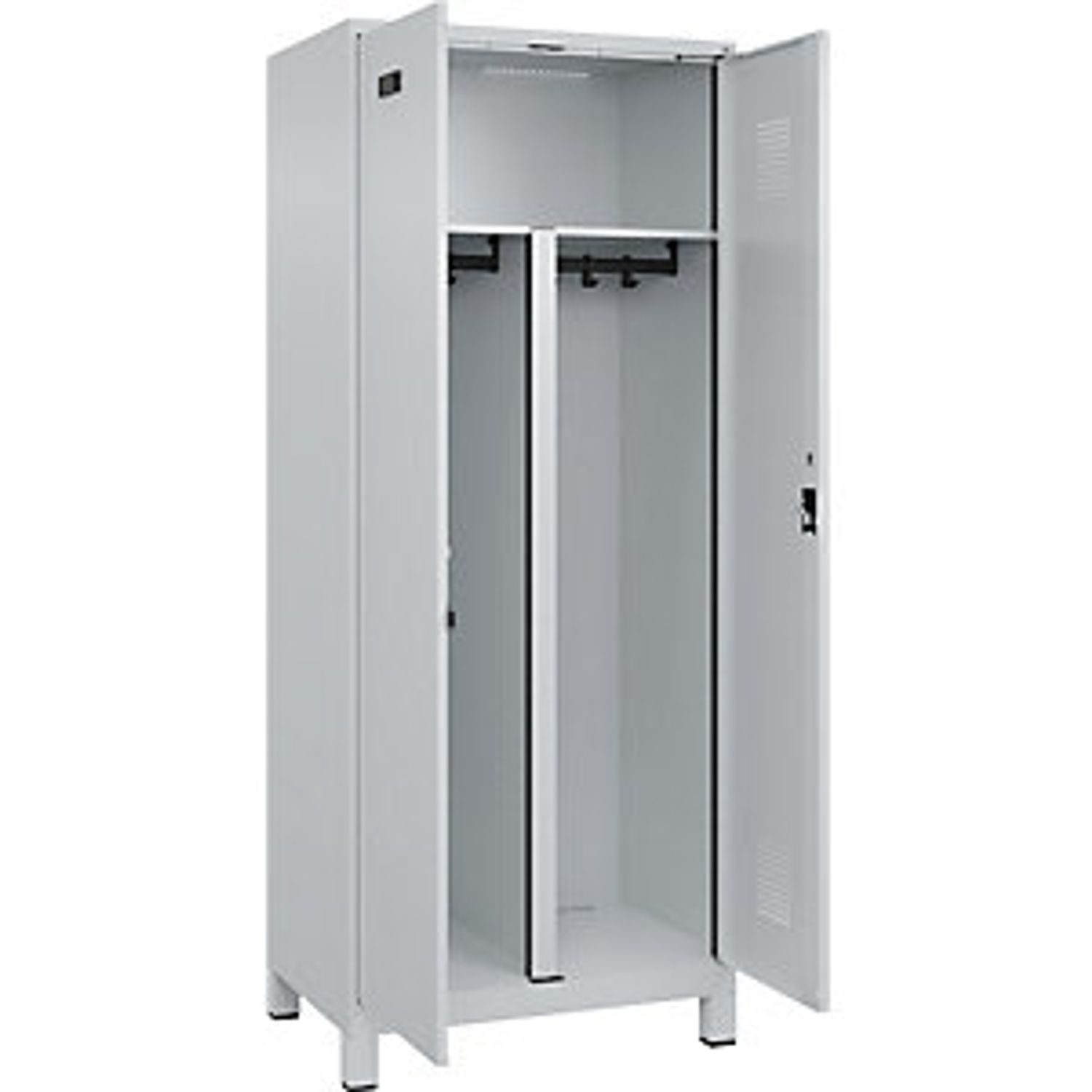 EUROKRAFTpro Fydor 5-fold Compartment Locker 3 Compartments Grey 793781 807762