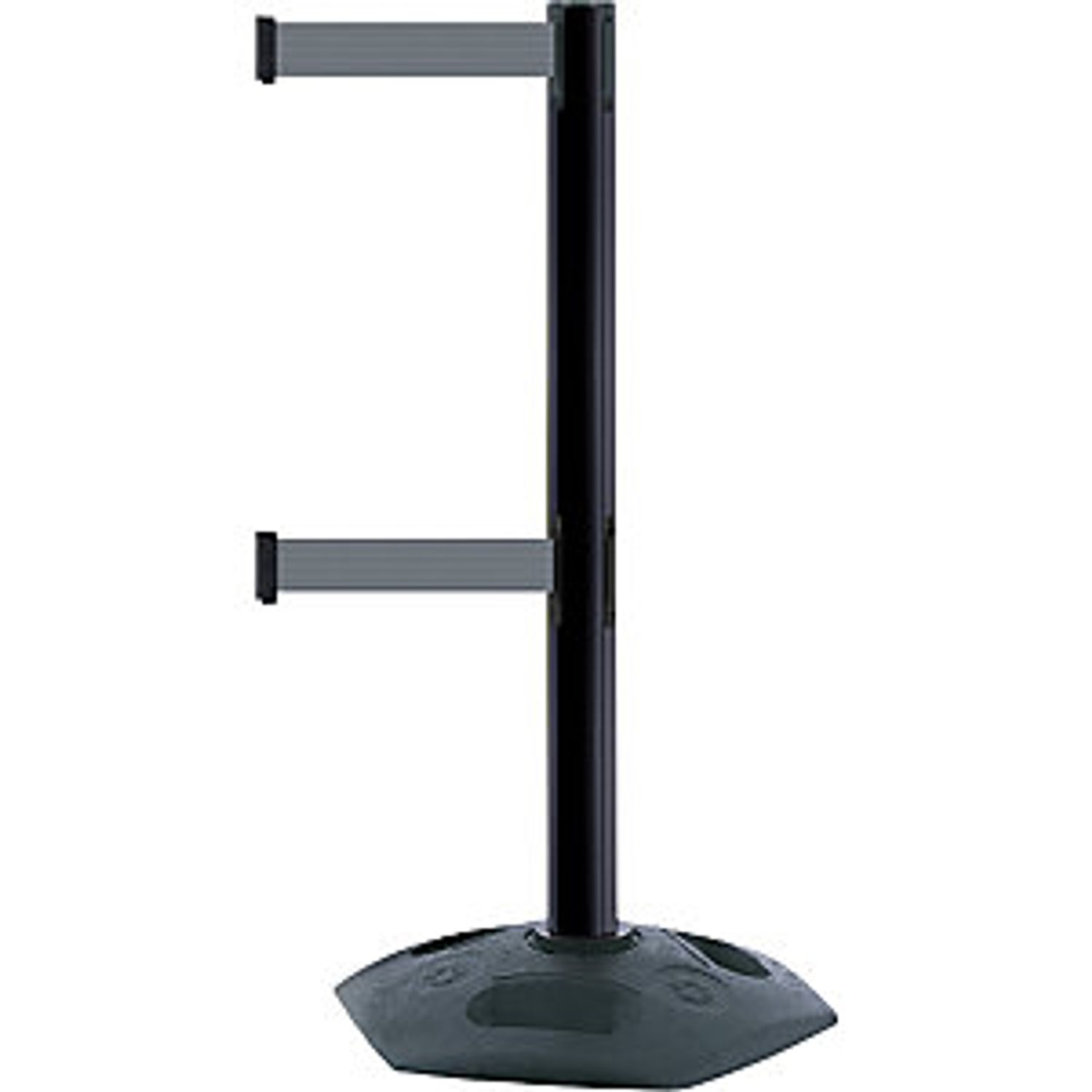 EUROKRAFTpro Heavy Duty Dualline Belt Barrier Post Belt Extends to 3650mm Post B