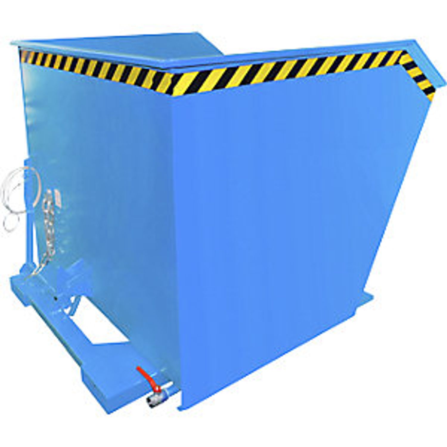 EUROKRAFTpro Gu-e Skip for Metal Swarf Capacity 2 M Light Blue