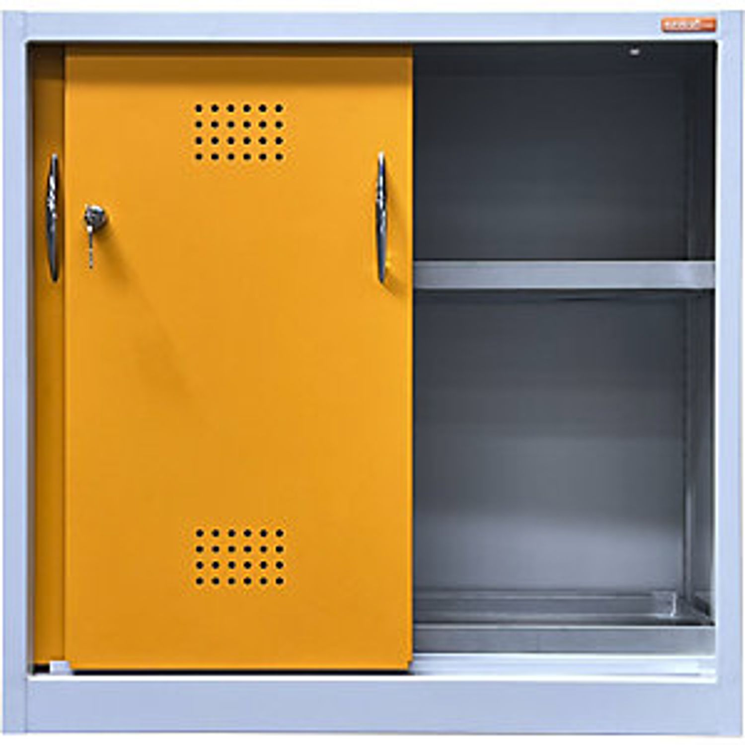 EUROKRAFTpro Environmental Cupboard with Sliding Doors Height 900mm 1 Tray Shelf