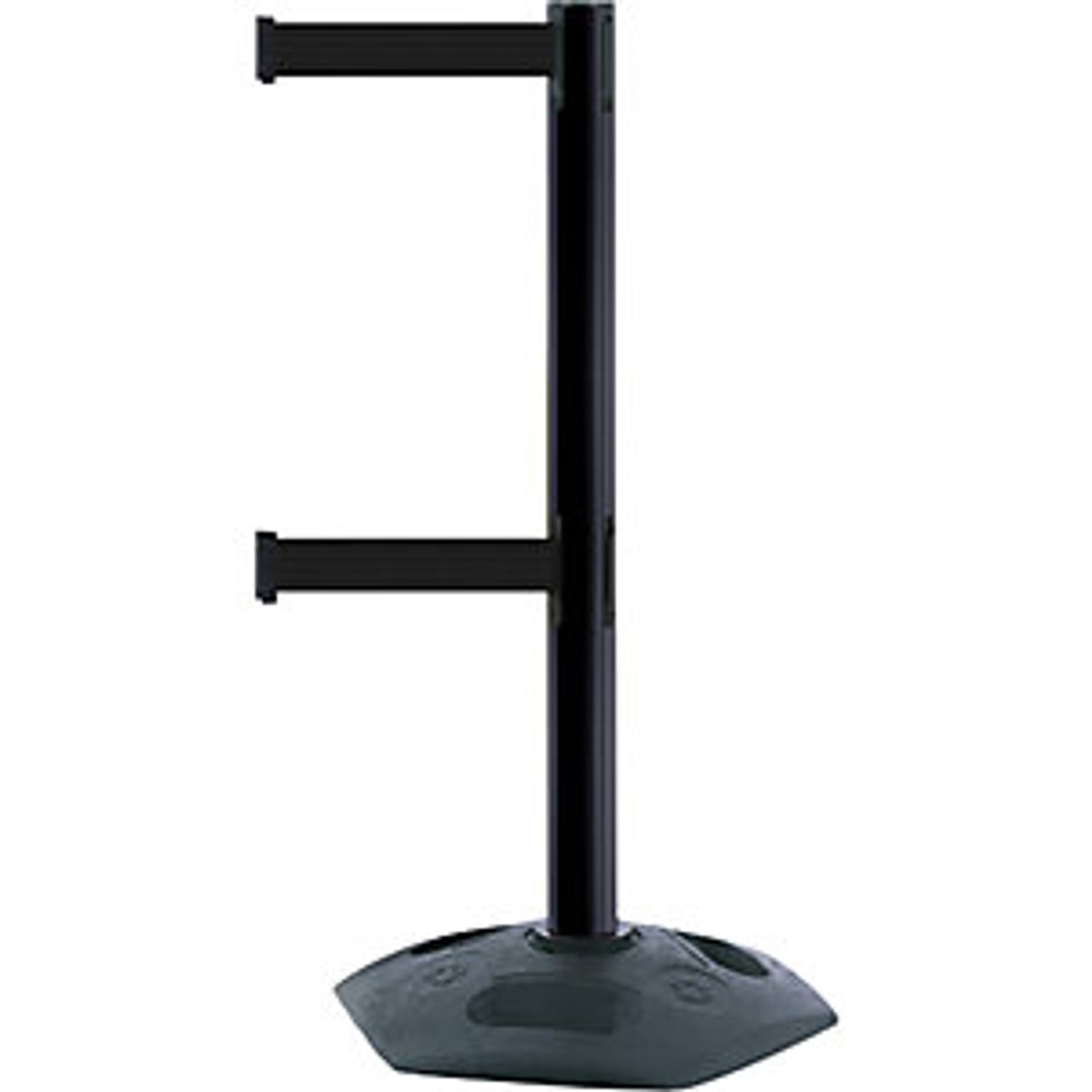 EUROKRAFTpro Heavy Duty Dualline Belt Barrier Post Belt Extends to 3650mm Post B