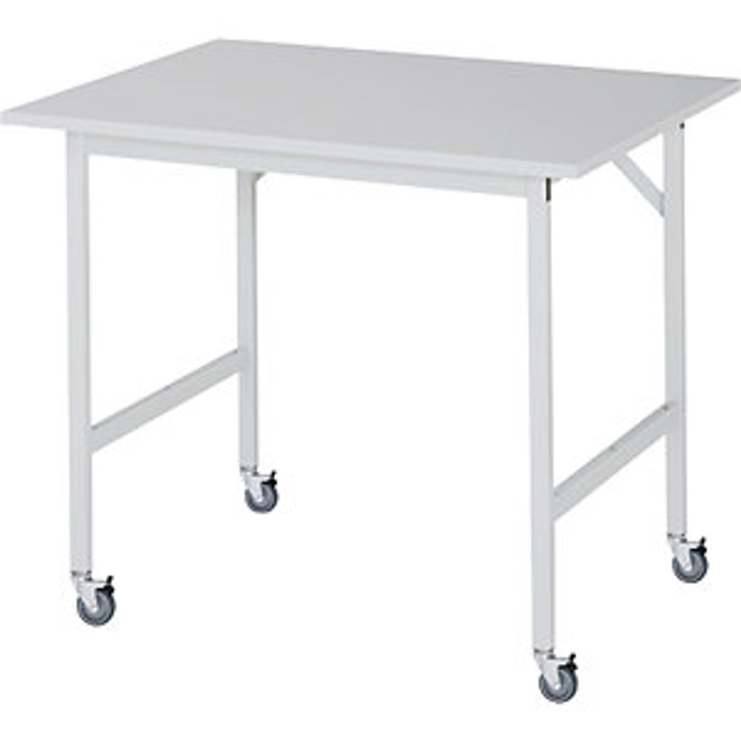 EUROKRAFTpro Work Table Mobile Melamine Panel Thickness 22mm 30 x 30mm WxDxH 100