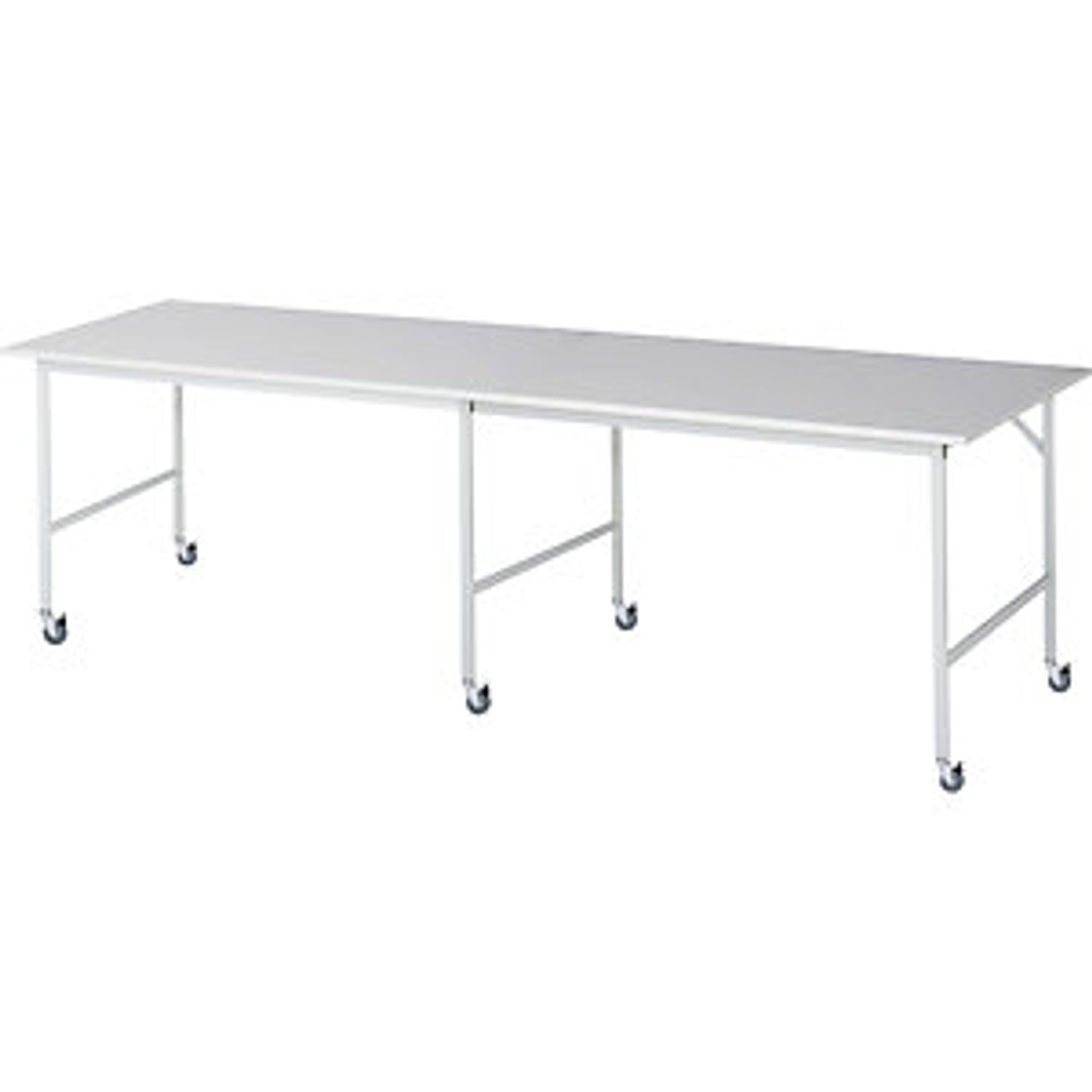 EUROKRAFTpro Work Table Mobile Melamine Panel Thickness 22mm 30 x 30mm WxDxH 300