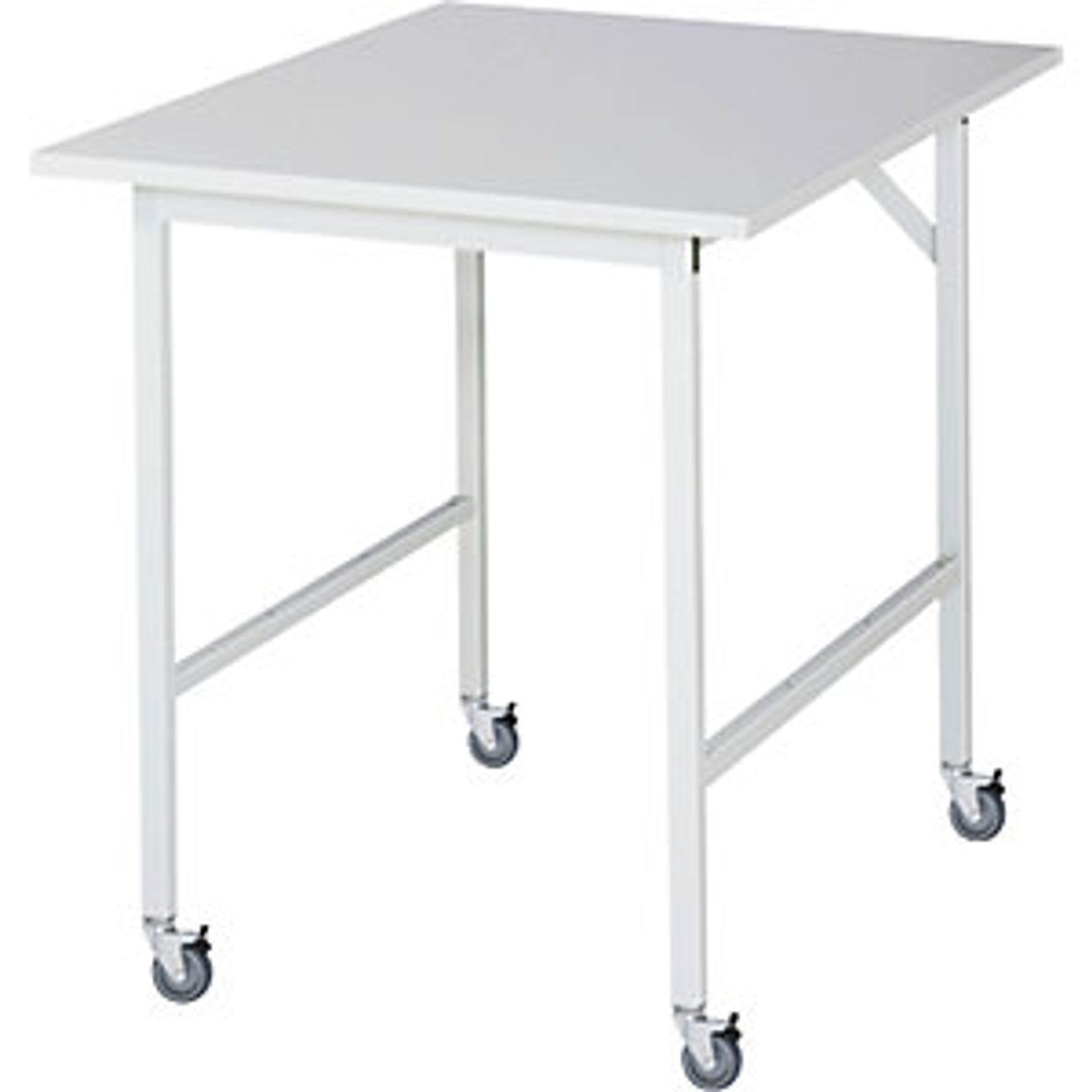 EUROKRAFTpro Work Table Mobile Melamine Panel Thickness 22mm 30 x 30mm WxDxH 750