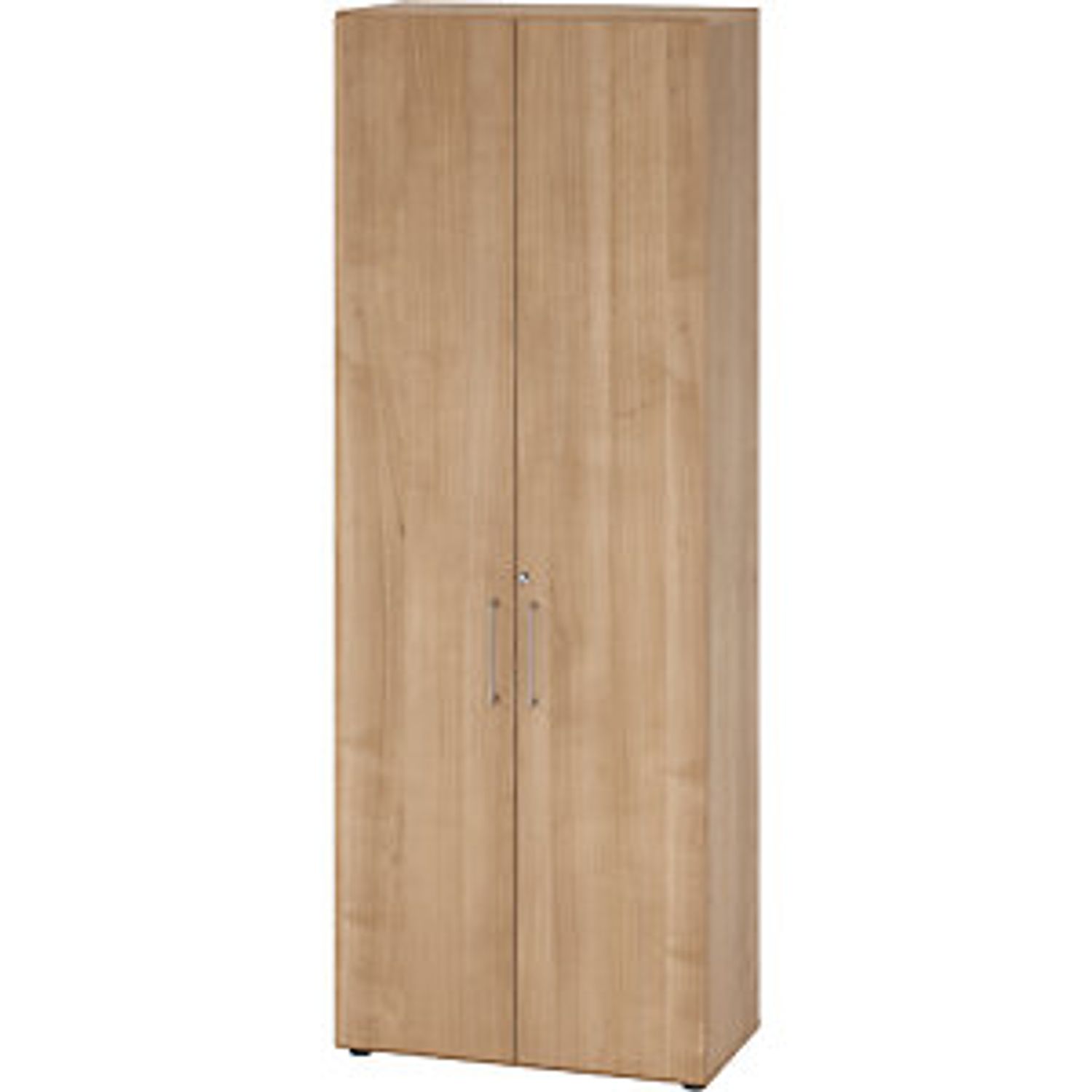 EUROKRAFTpro Office Cupboard 5 Shelves 6 File Heights Walnut