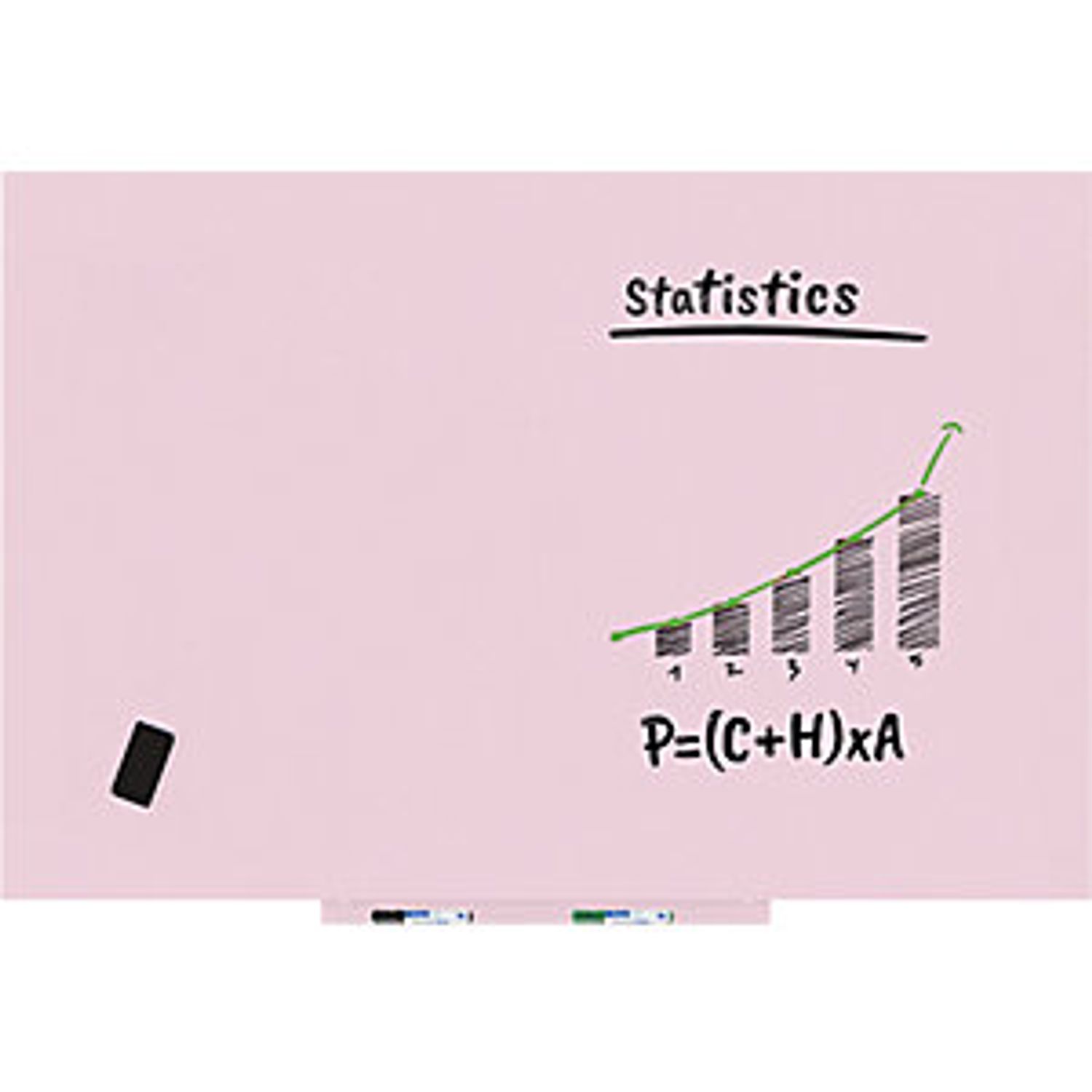 EUROKRAFTpro Skincolor Whiteboard Sheet Steel Painted WxH 1500 x 1000mm Pink