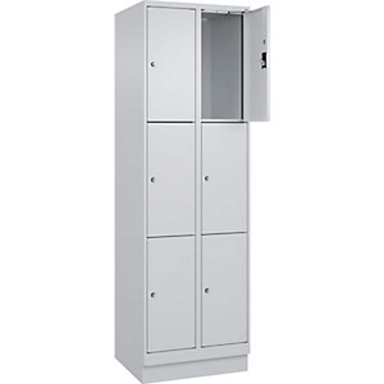 EUROKRAFTpro Classic Plus Clean and Dirty Bench Seat Clothes Locker Narrow 2 Com