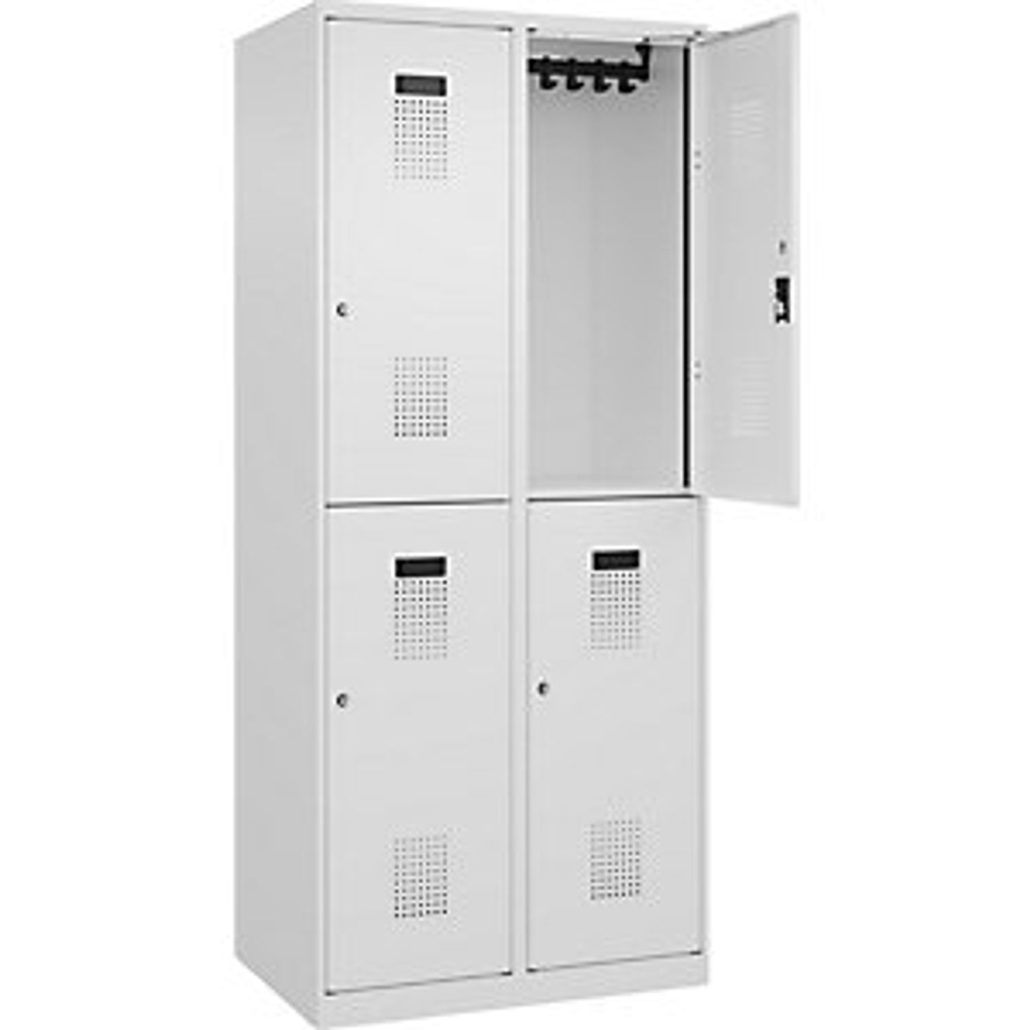 EUROKRAFTpro Evolo Plus Clean and Dirty Bench Seat Clothes Locker Narrow 3 Compa