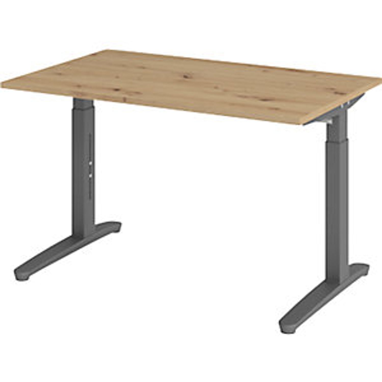 EUROKRAFTpro Anny - Desk with C-foot Frame Height Adjustable 650 - 850mm Width 1