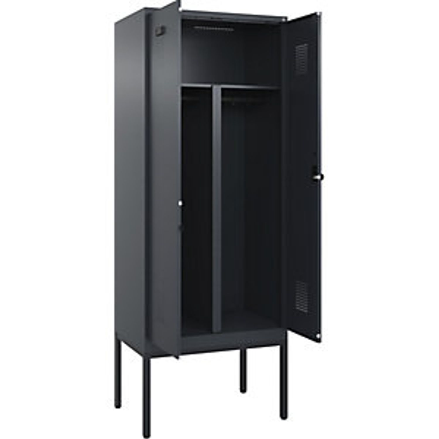 EUROKRAFTpro Fydor Locker 3 Compartments Blue Grey/light Grey 793564 811372