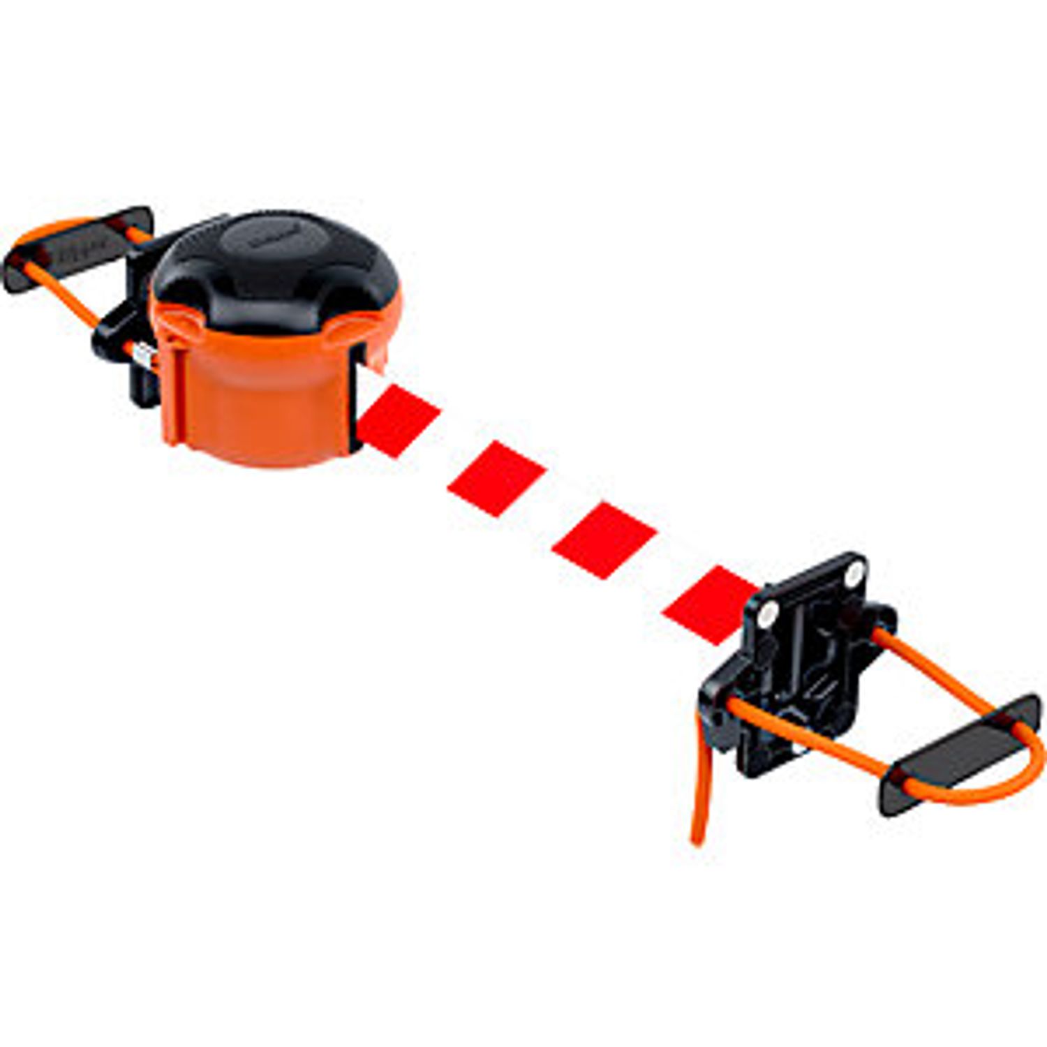 EUROKRAFTpro Tape Barrier with Magnet and Cable Bracket Indoor Max. Extension 90