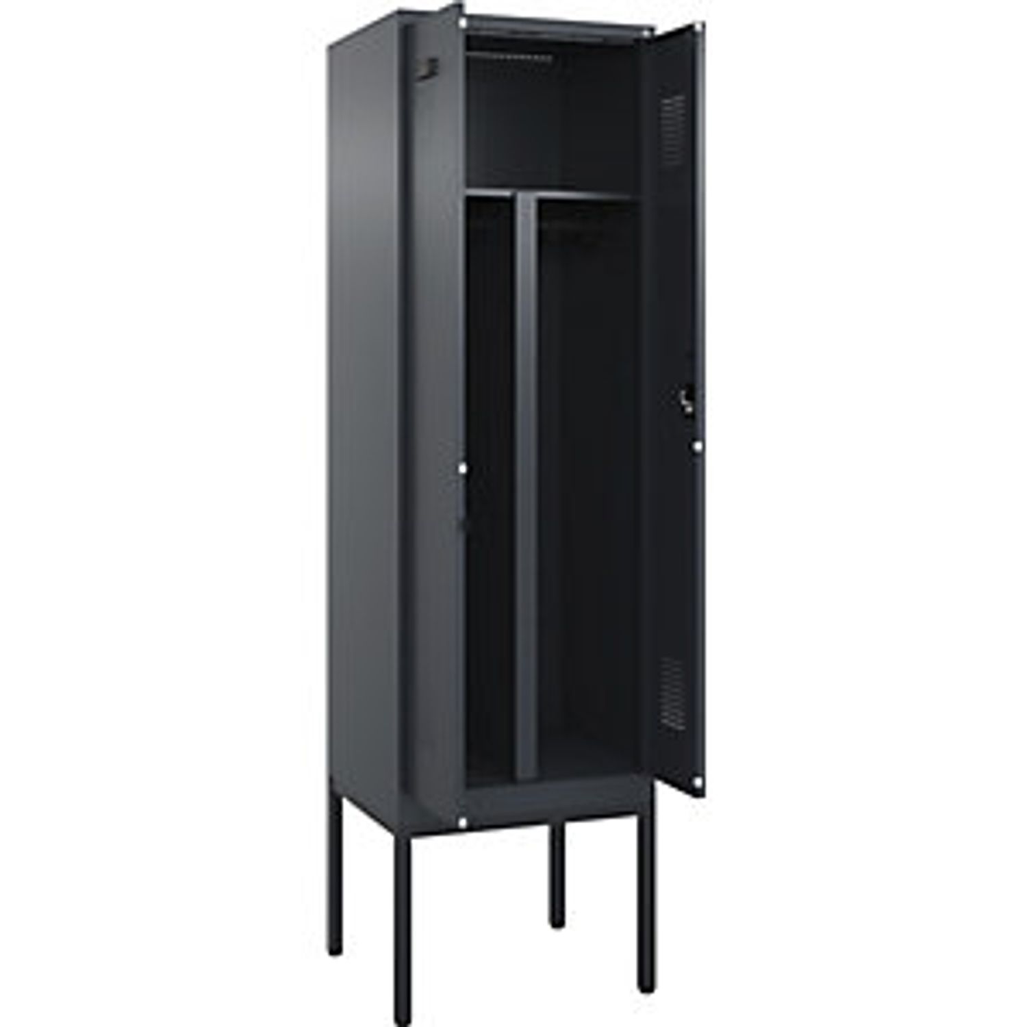 EUROKRAFTpro Evolo Plus Clean and Dirty Clothes Locker Narrow 4 Compartments 809