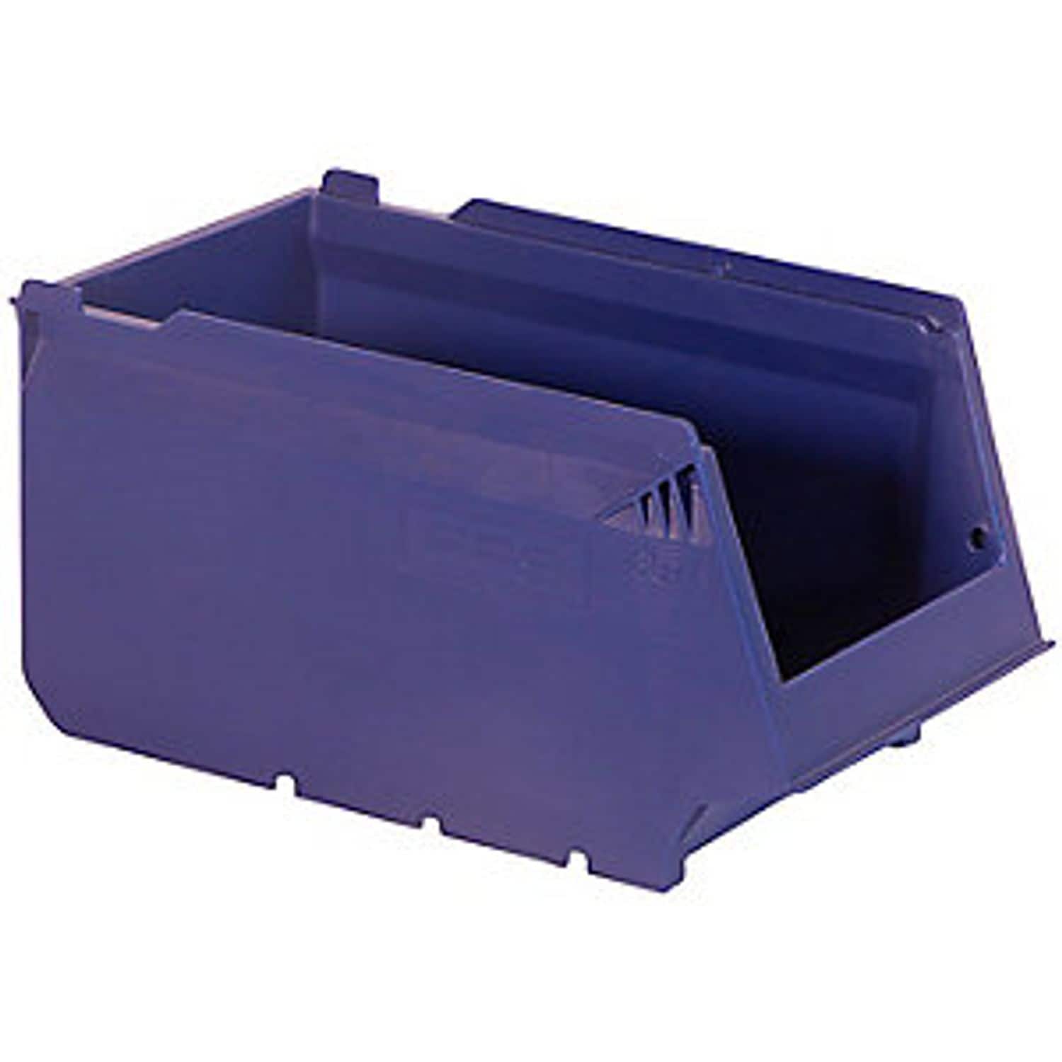 EUROKRAFTpro Shelf Bin Made From Recycled PP LxWxH 250 x 148 x 130mm Blue Pack o