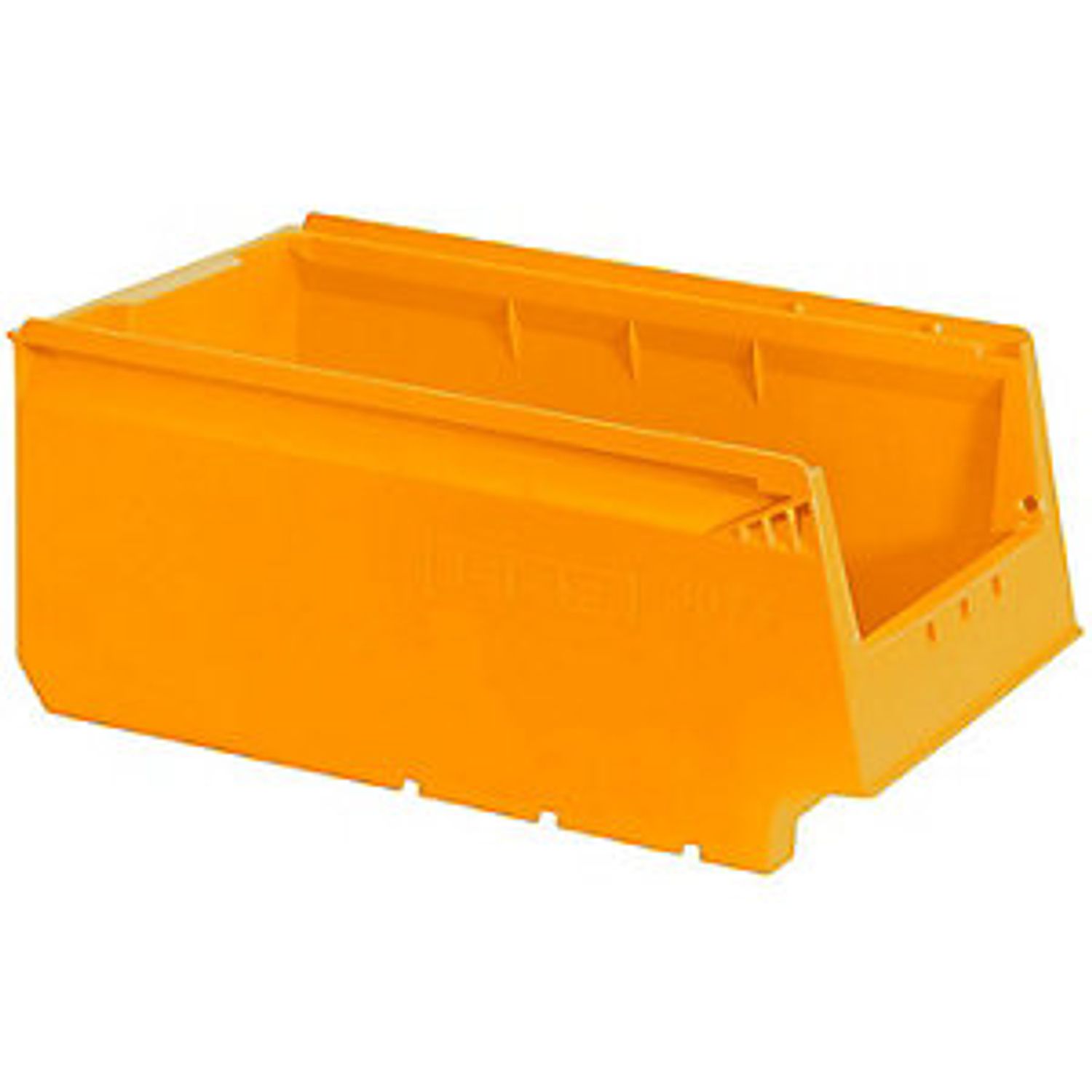 EUROKRAFTpro Shelf Bin Made From Recycled PP LxWxH 350 x 206 x 150mm Yellow Pack